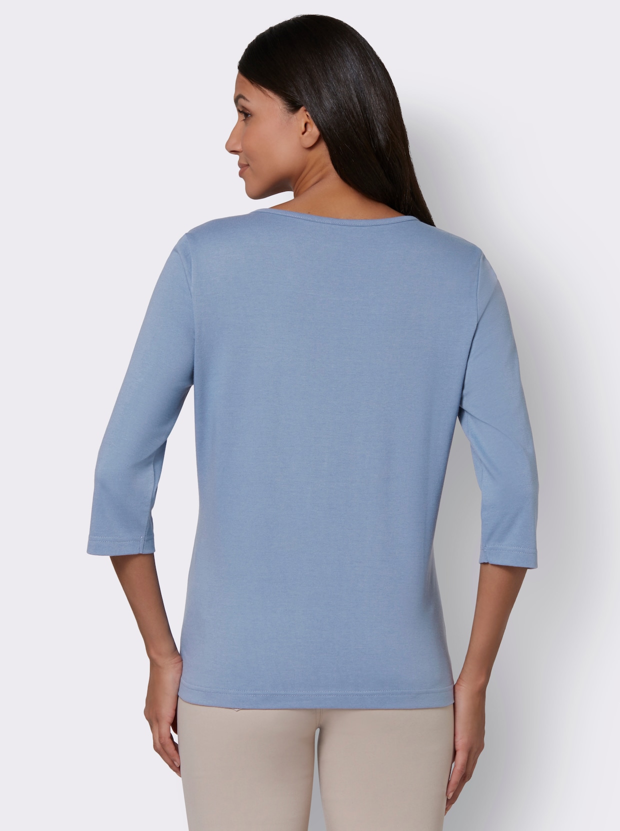 3/4-Arm-Shirt - bleu-dunkelblau