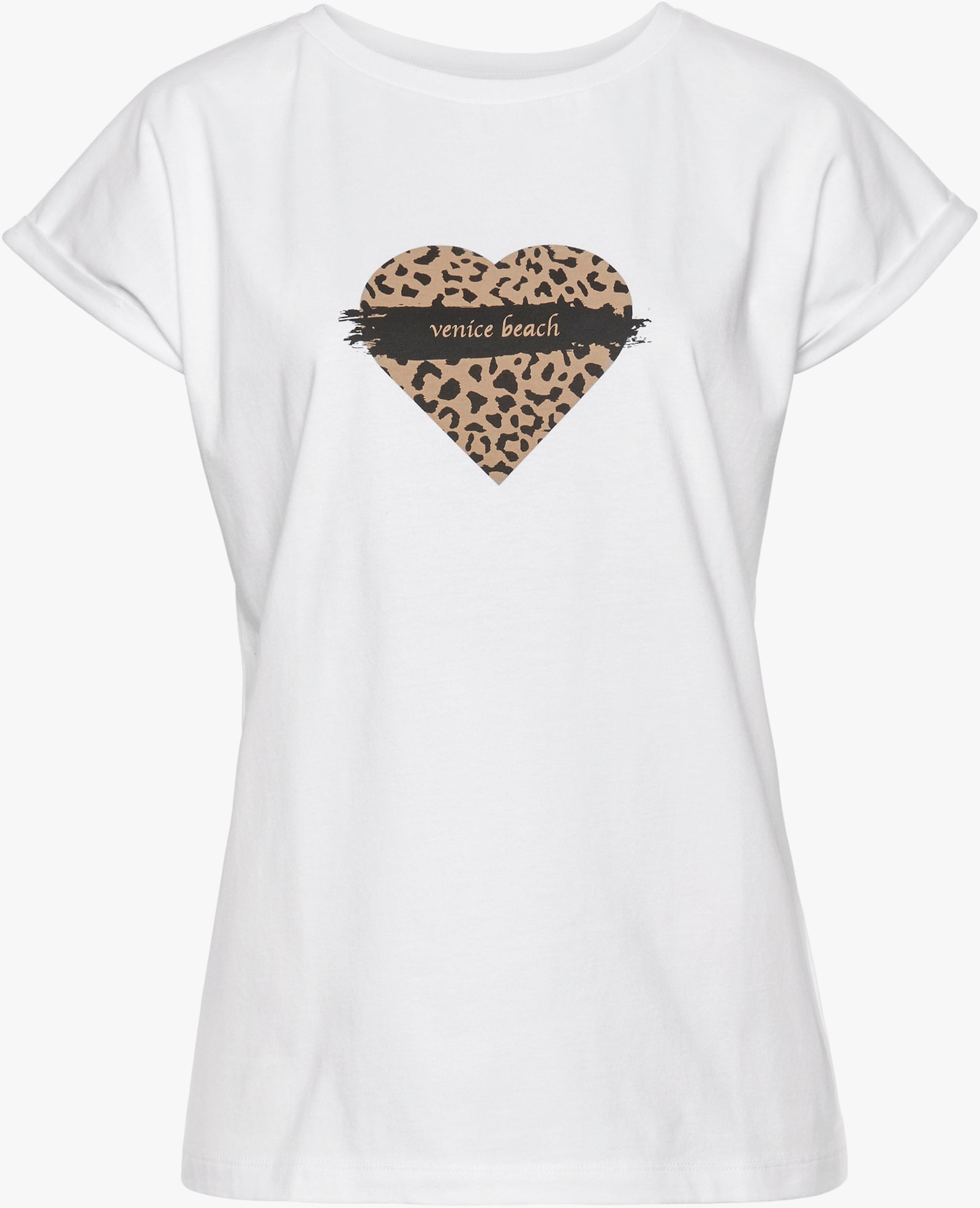 Venice Beach Kurzarmshirt - weiß