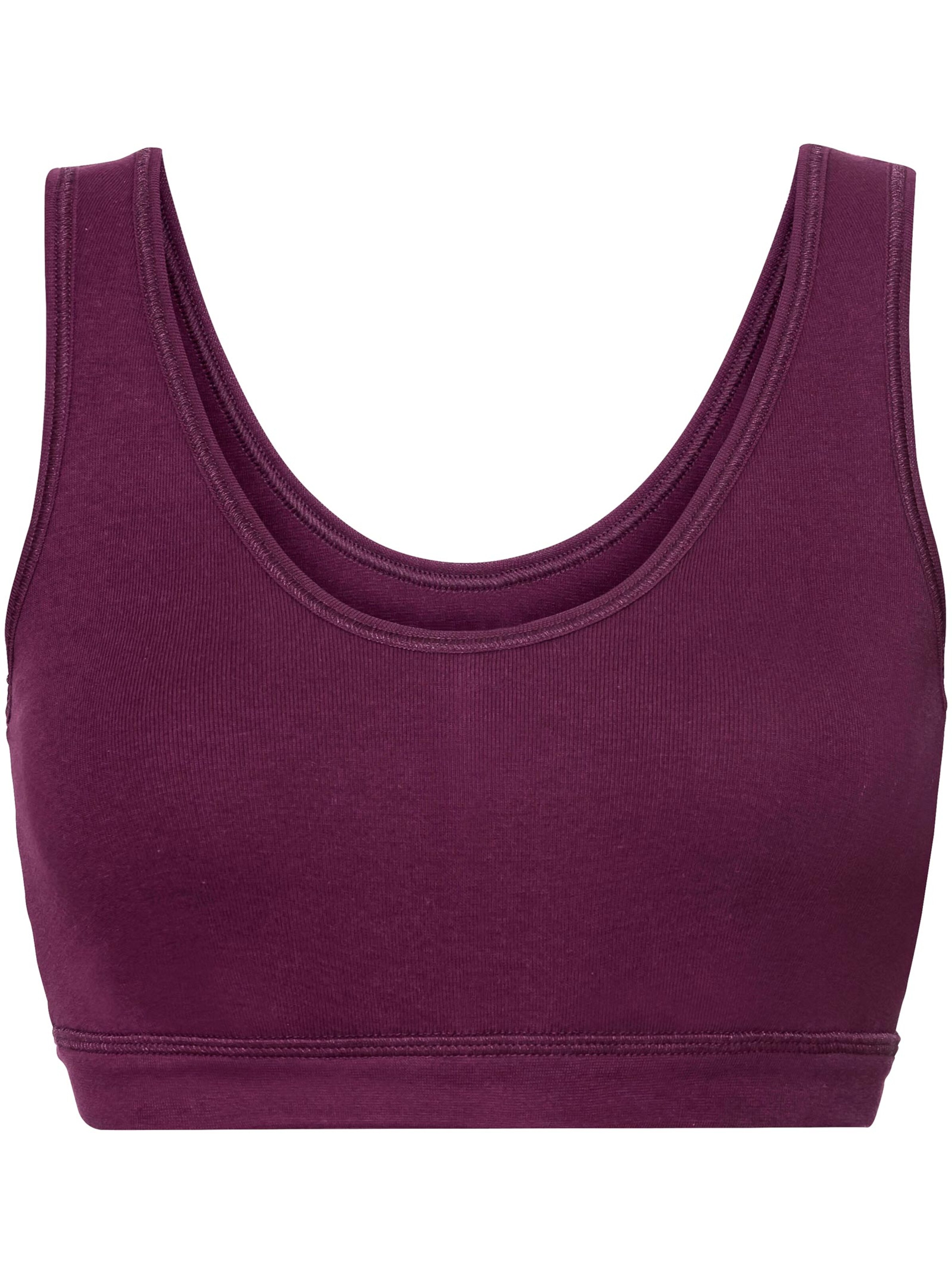 wäschepur Bustier - aubergine + marine