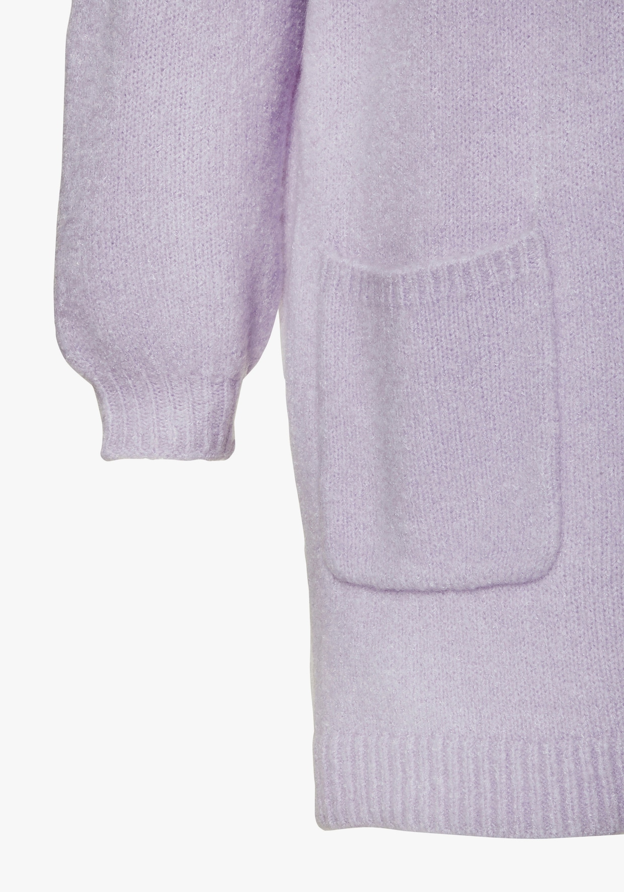 Vivance Veste longue en tricot - parme