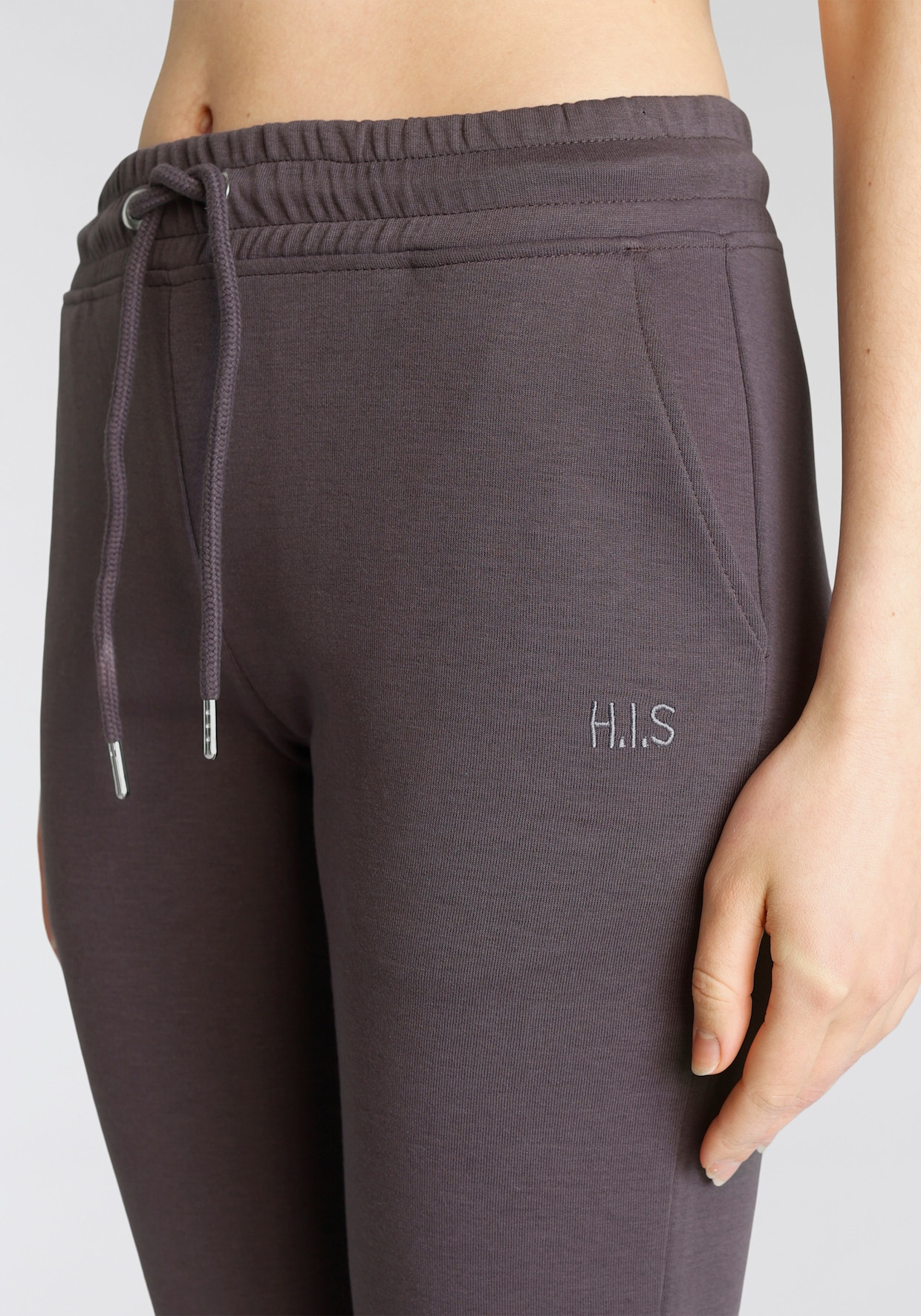 H.I.S Sweatbroek - donkerbruin