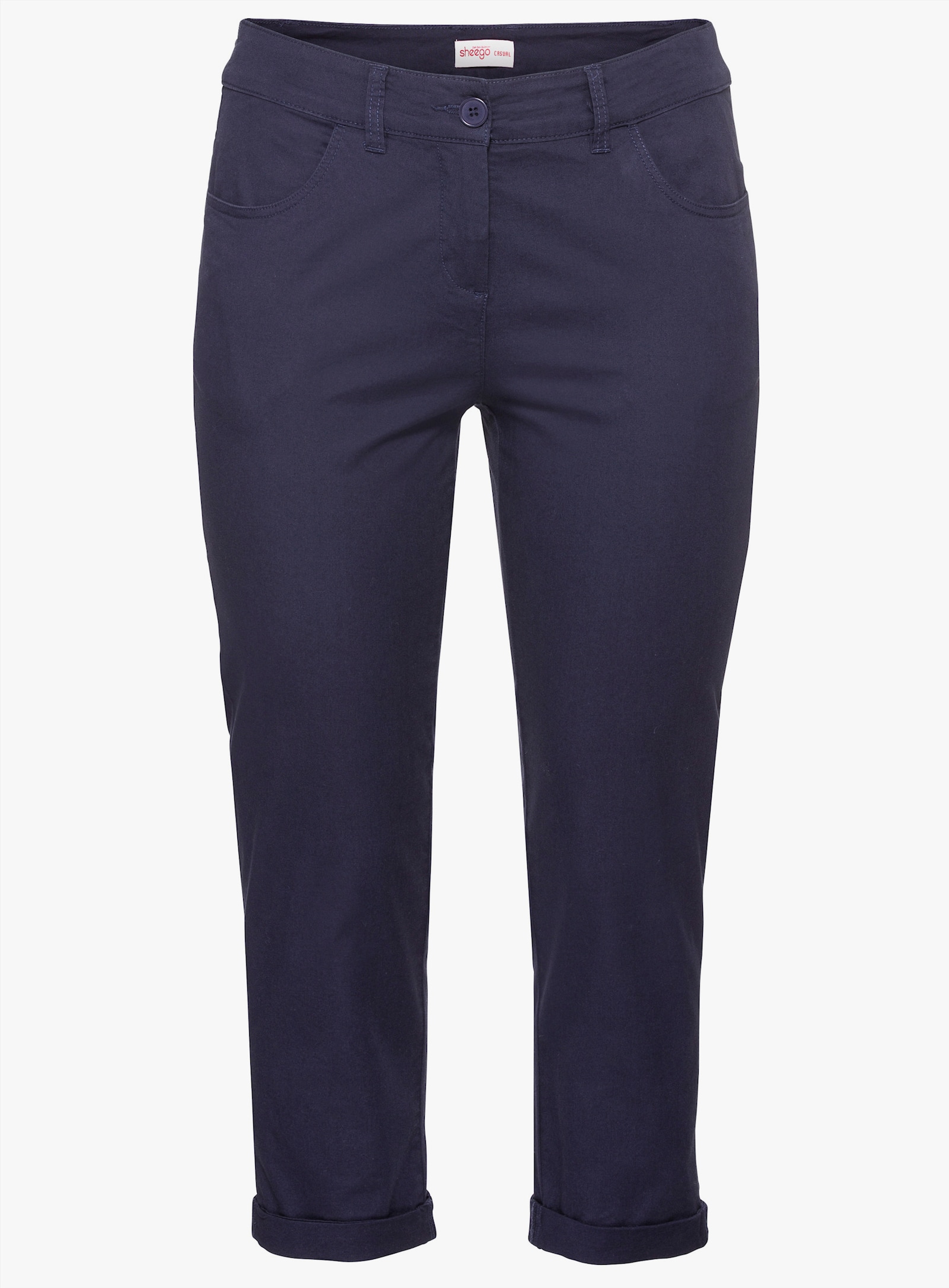 sheego 7/8-broek in smal model - marine