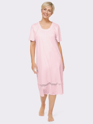 wäschepur Nachthemd in A-Linie - hellrosé
