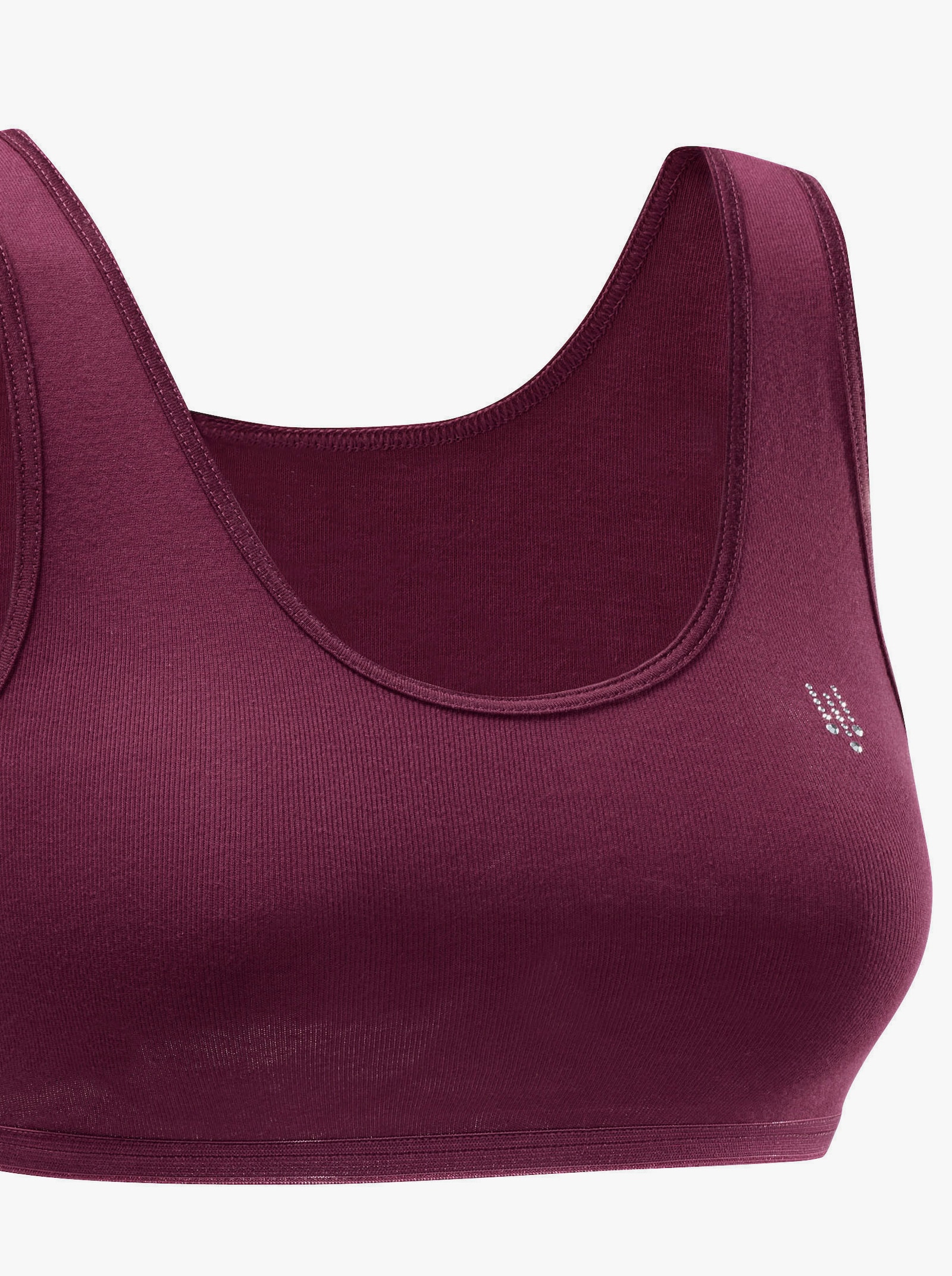 Speidel Bustier ohne Seitennähte - marine + weiß + bordeaux