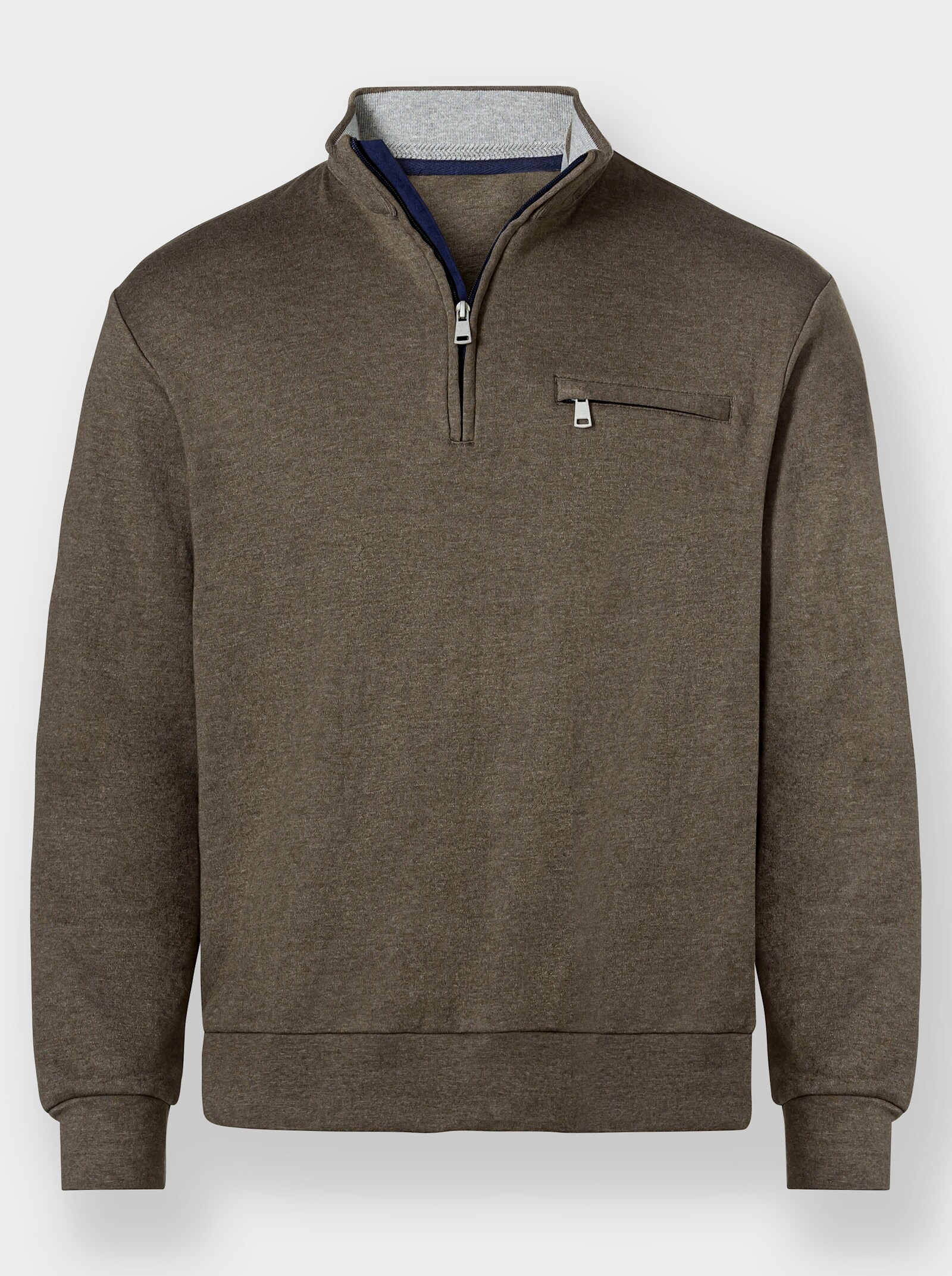 Marco Donati Sweatshirt - khaki-meliert