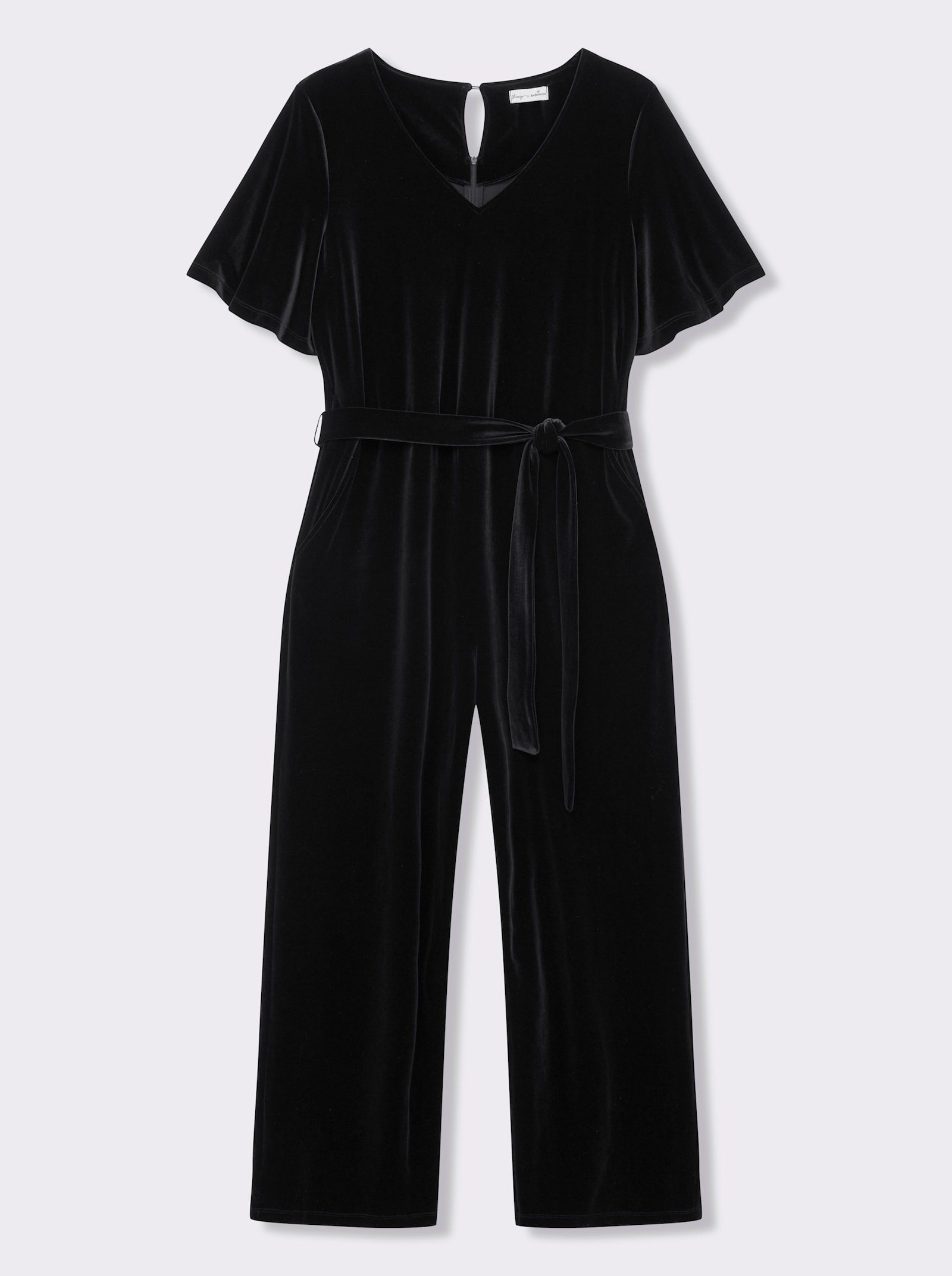 sheego by Joe Browns Overall mit Flügelärmeln - schwarz