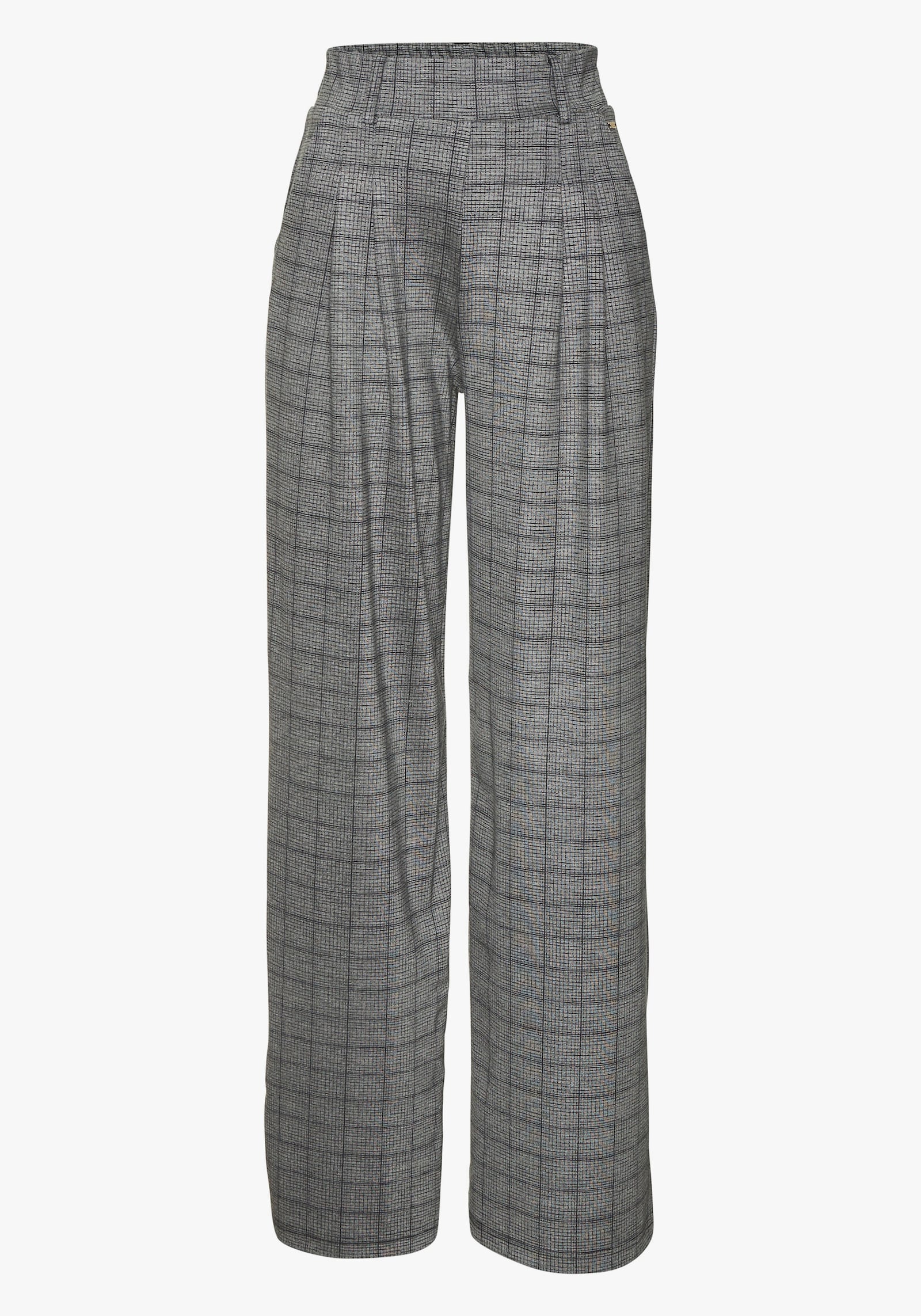 LASCANA Schlupfhose - grau kariert