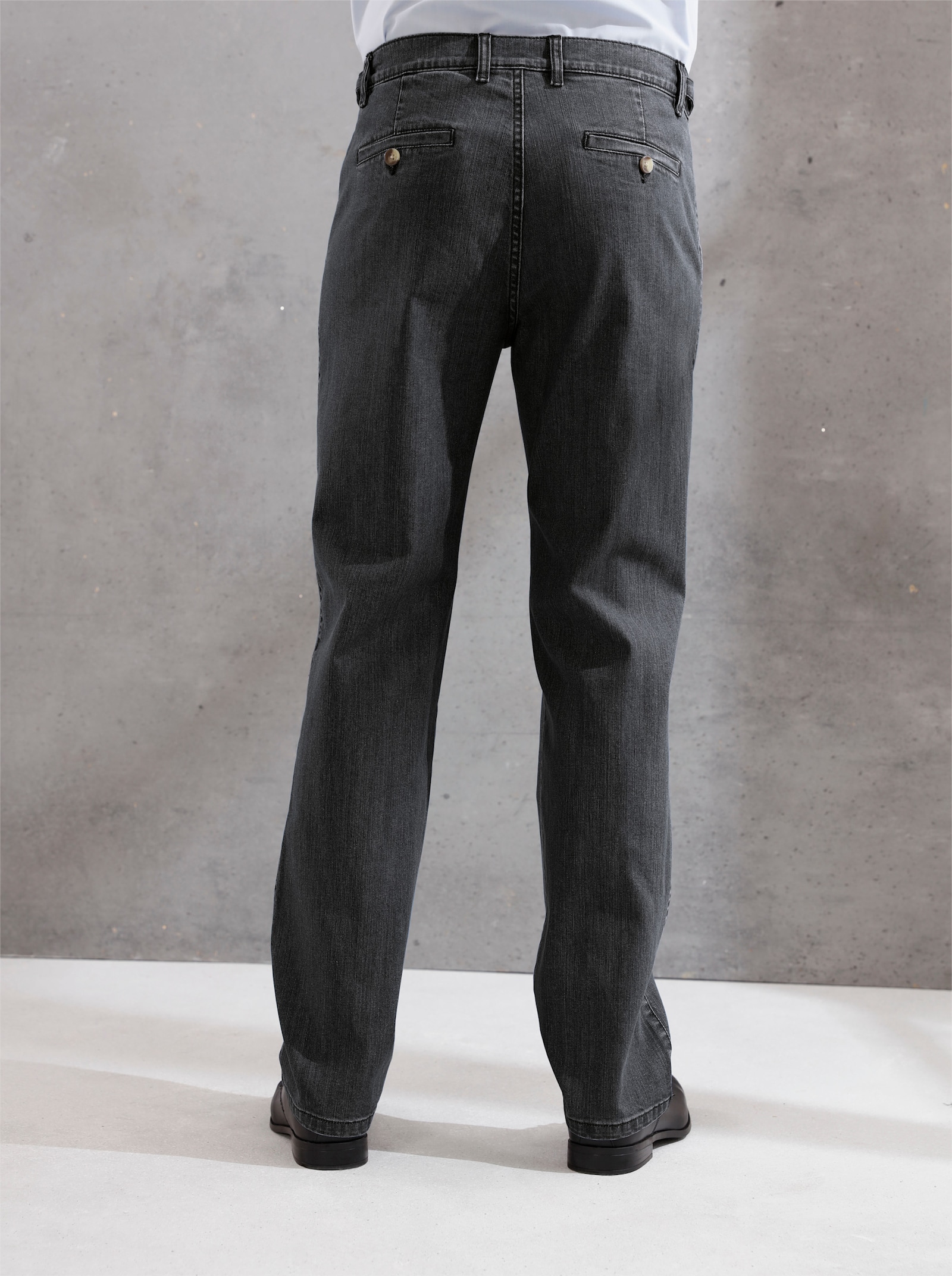 Chauffeursjeans - black denim