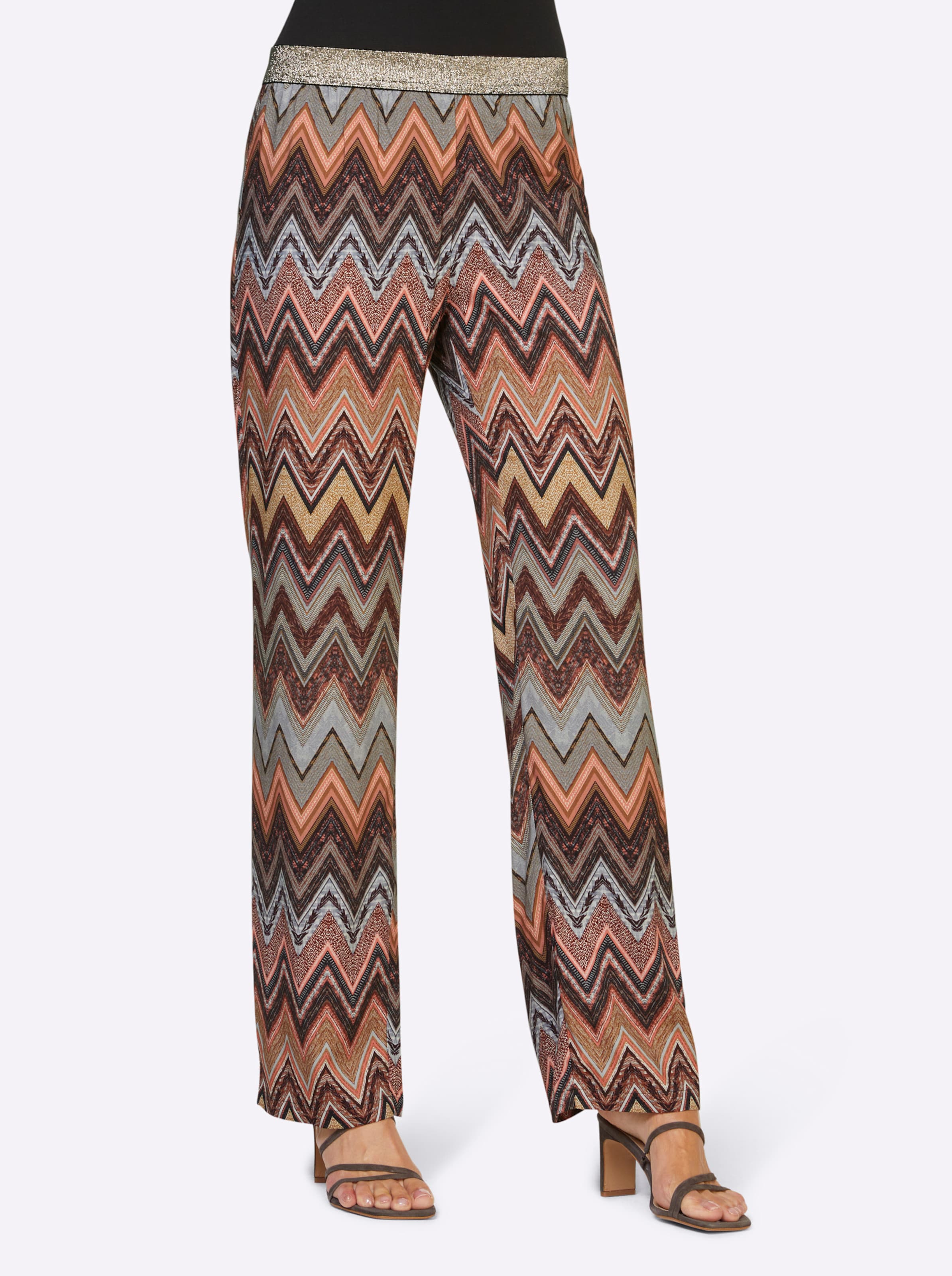 Broek met print