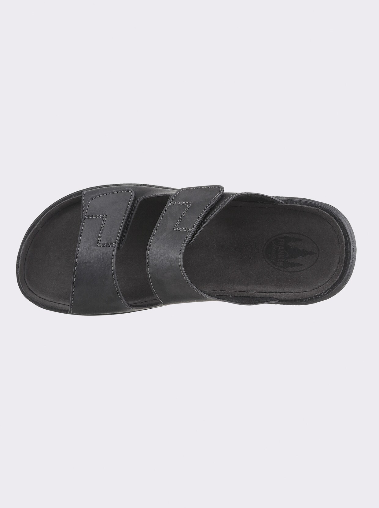 Franken Schuhe Pantolette - schwarz