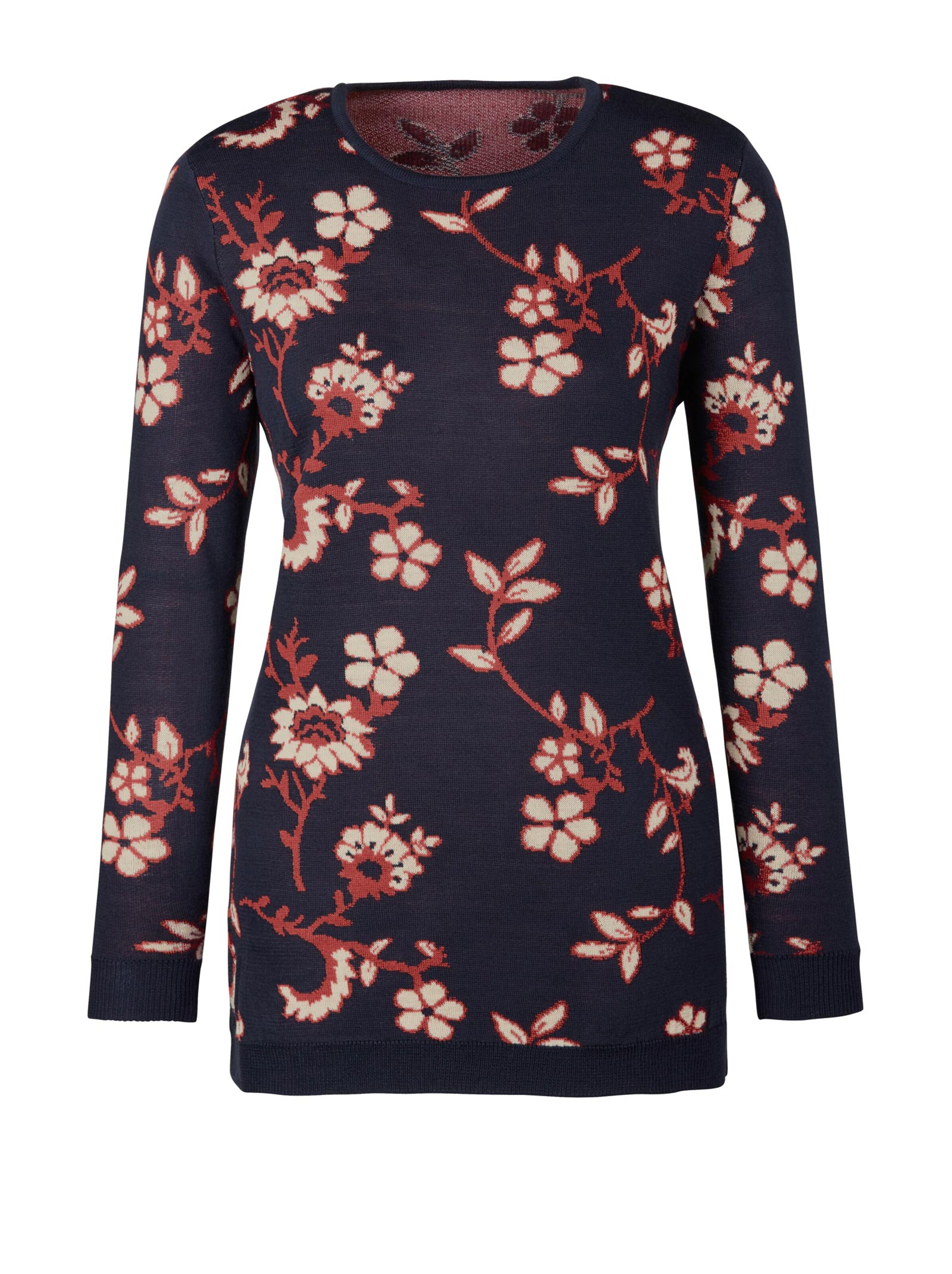 Pullover - marine-gemustert