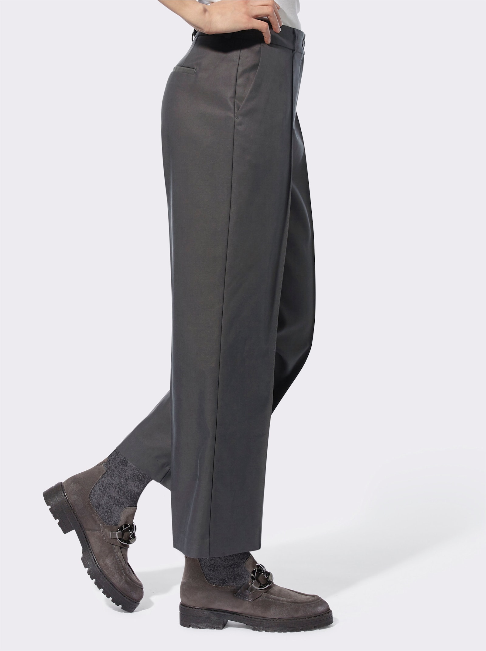 heine Culotte mit Biesenverzierung - graphit