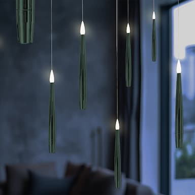 my home LED Dekolicht - chrom grün