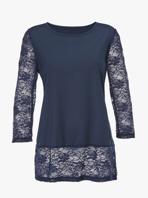 Longshirt - royalblau