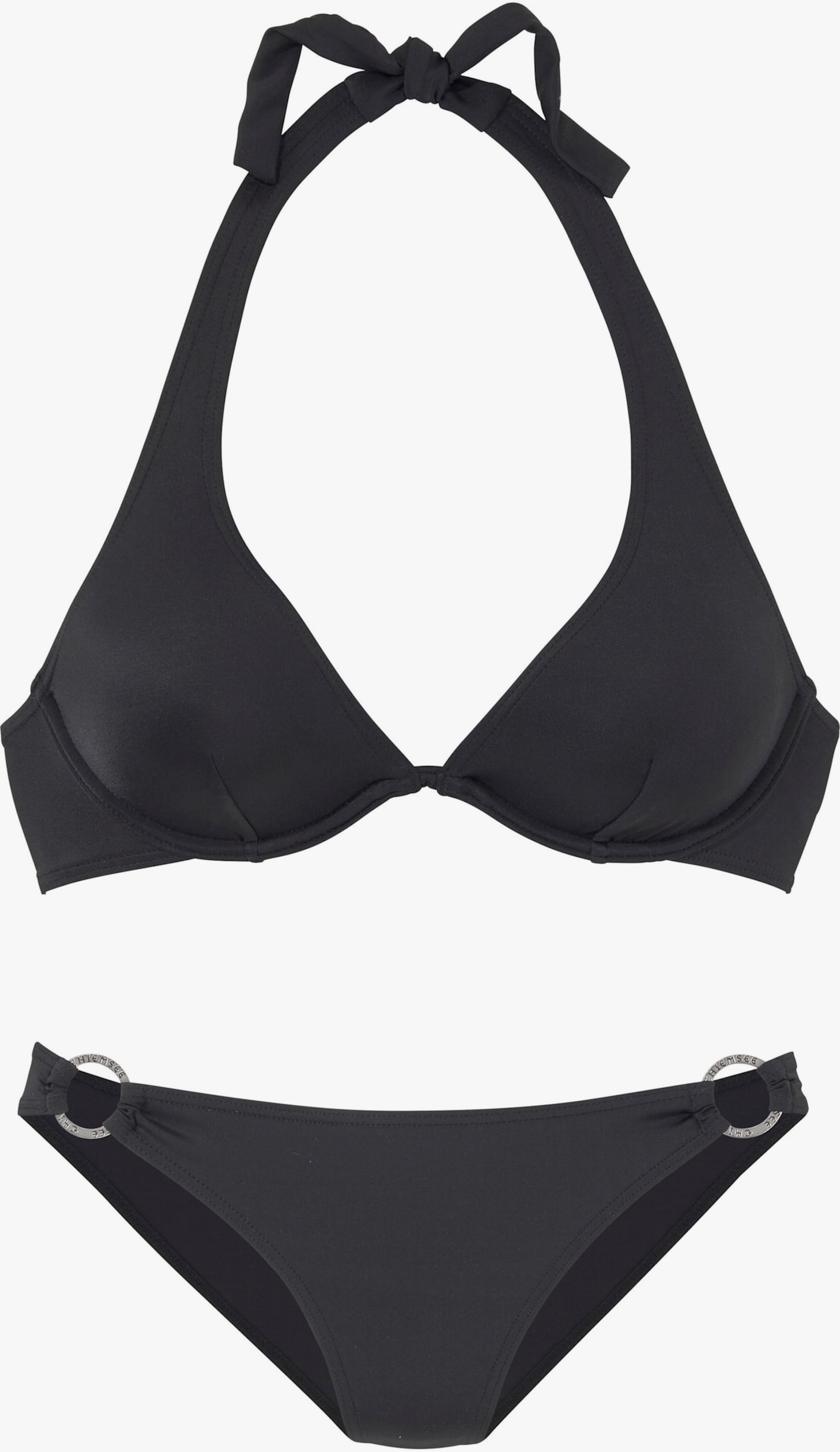 Chiemsee Bügel-Bikini - schwarz