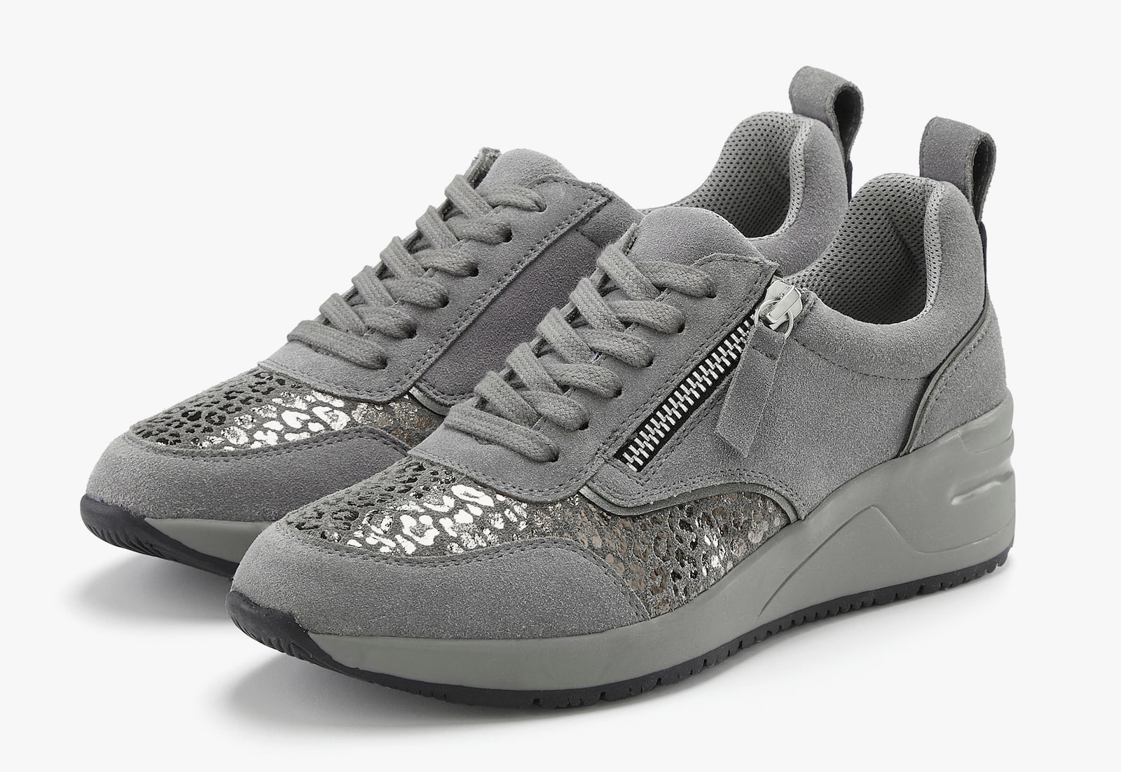 LASCANA Sneaker - grau