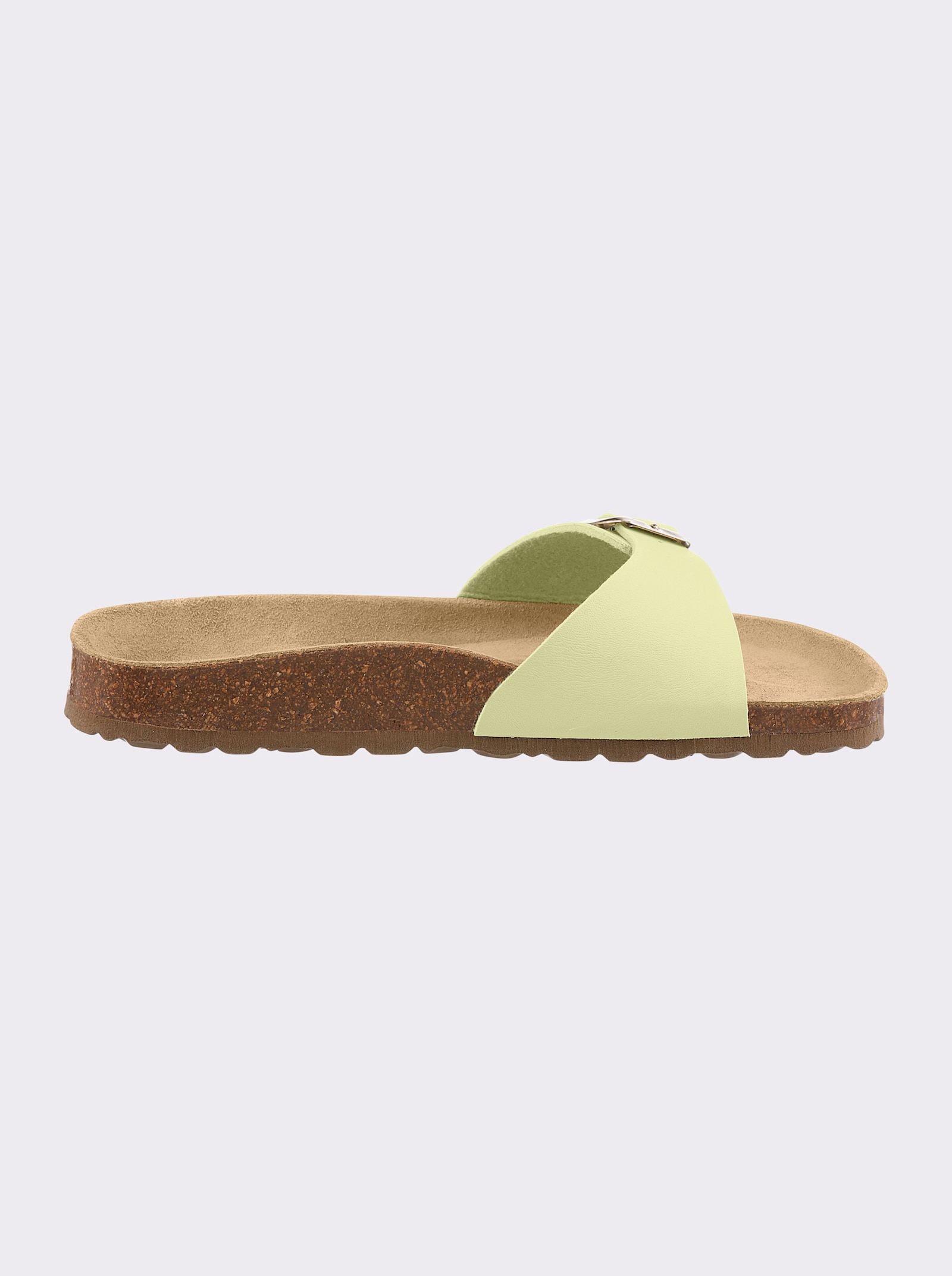 Bio Time Pantolette mit Längsgewölbestütze - pistazie