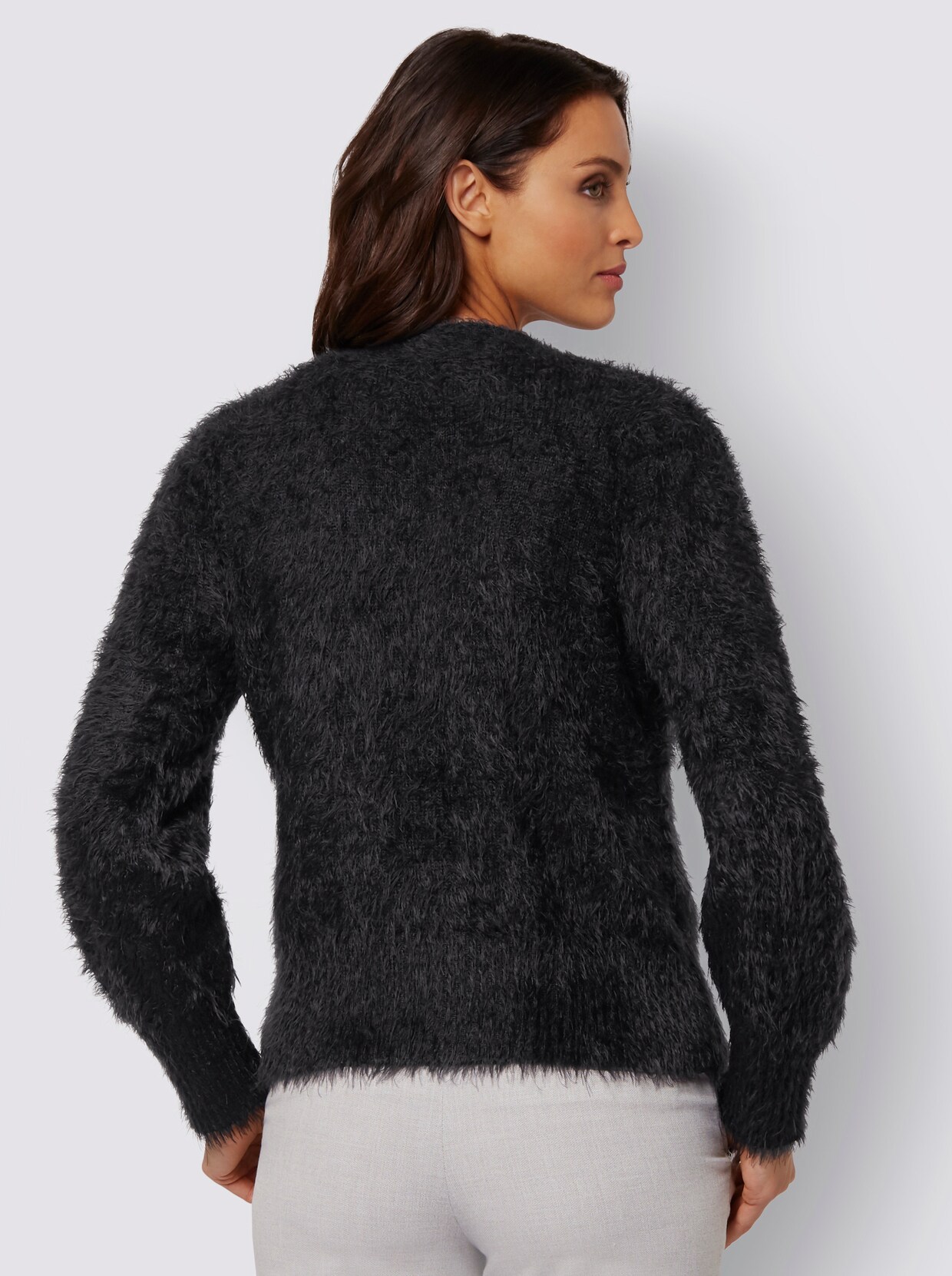 Strickjacke - schwarz