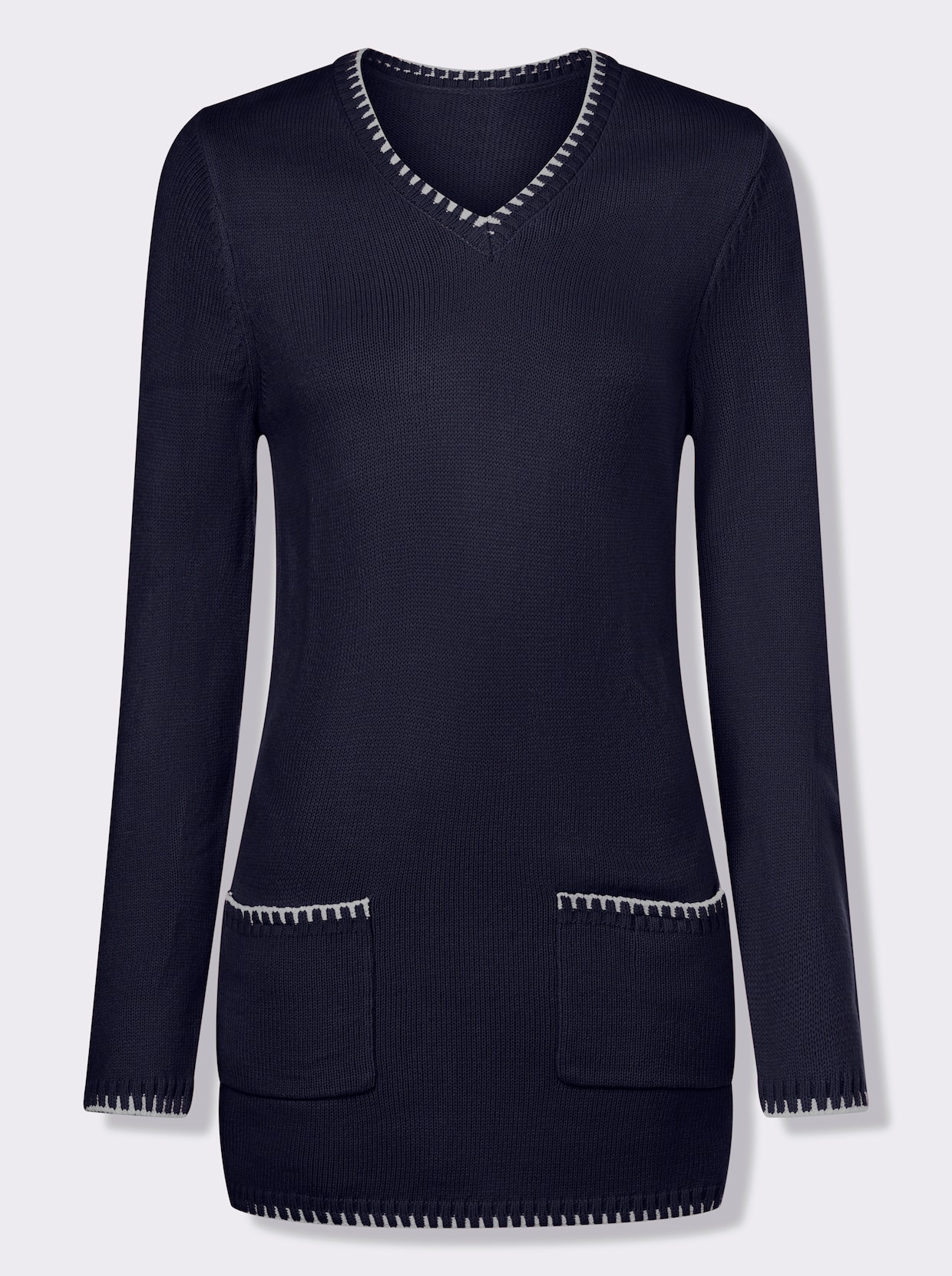 Longpullover - marine