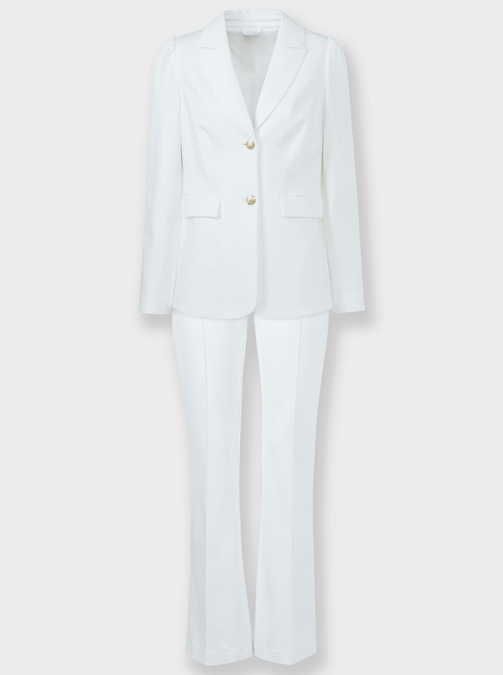 heine Hosenanzug mit Schößchen - ecru