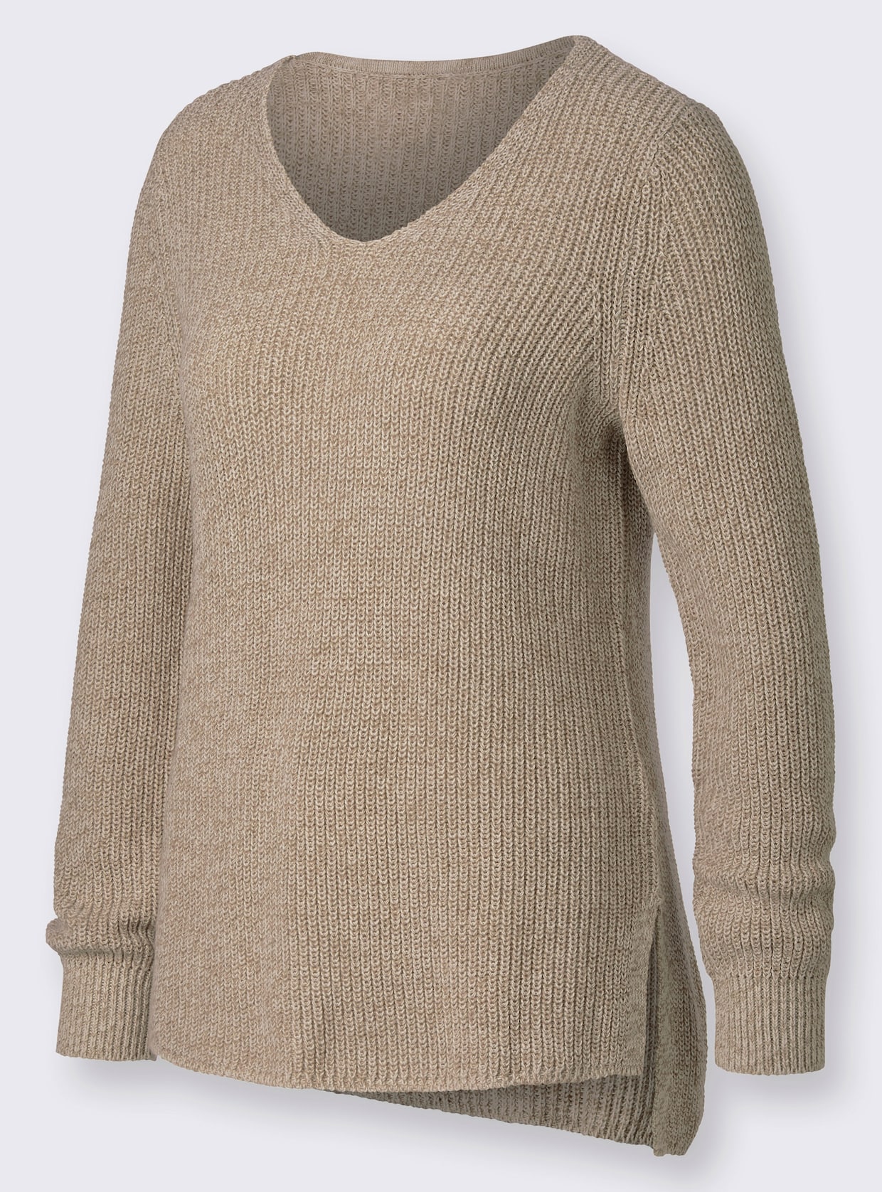 Pullover met lange mouwen - champagne gemêleerd