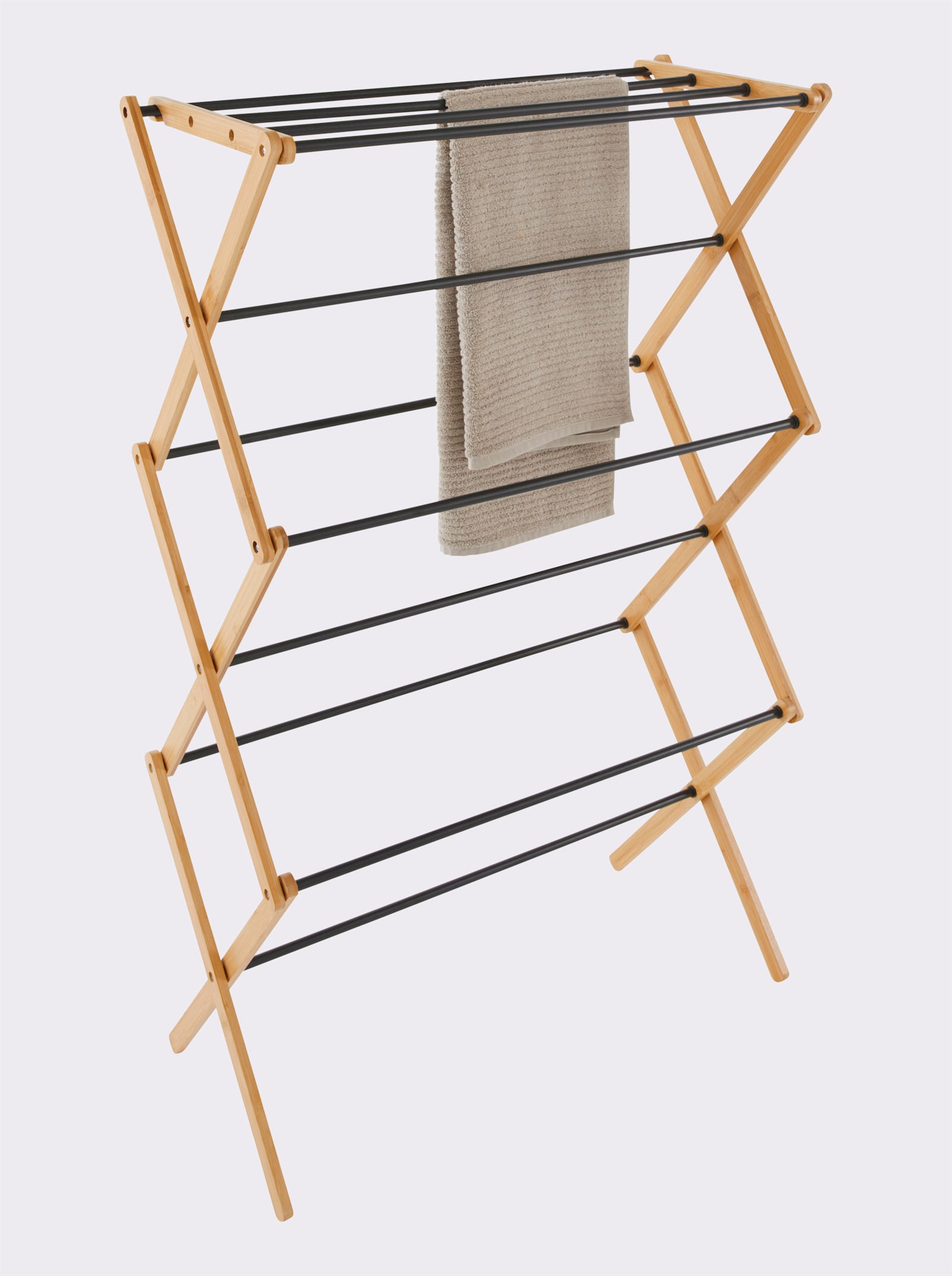 heine home Séchoir à linge - naturel-noir