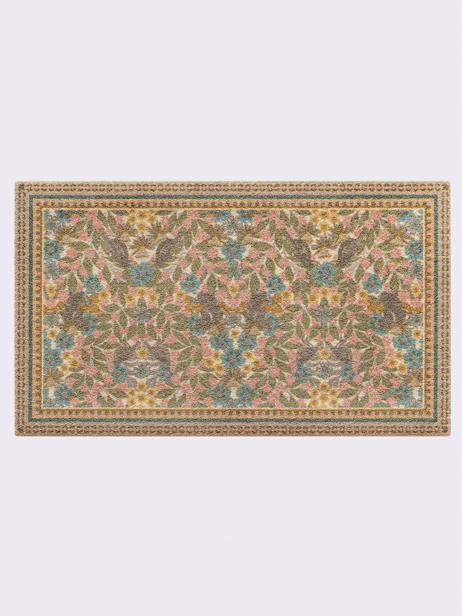 wash+dry by Kleen-Tex Paillasson - vert-rose