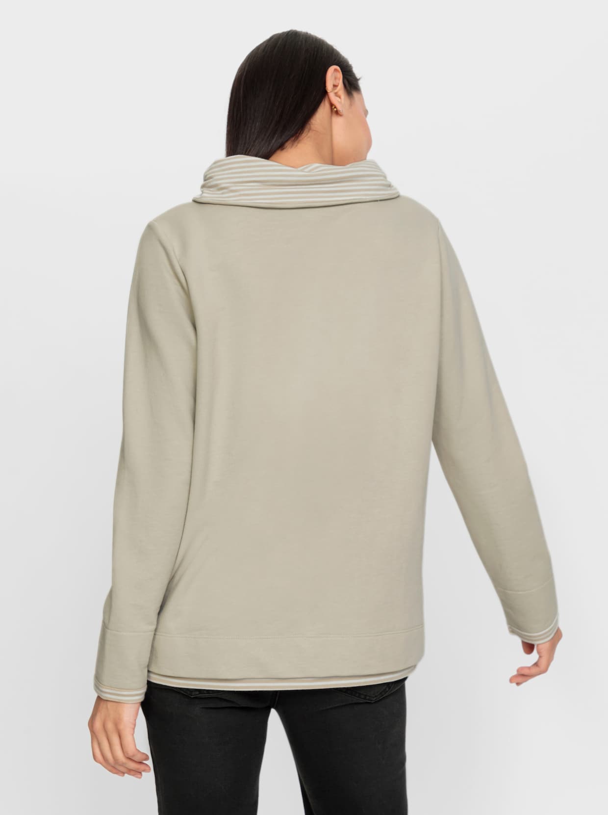heine Shirt met lange mouwen - zand/ecru