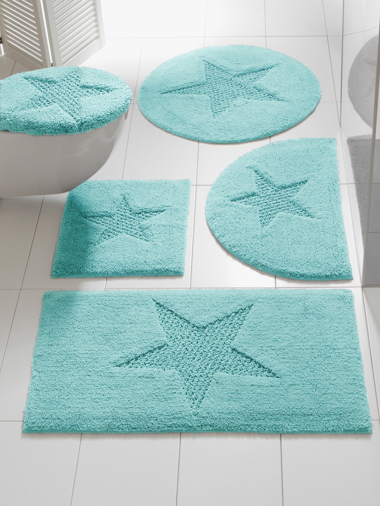 heine home Tapis de bain - vert d'eau