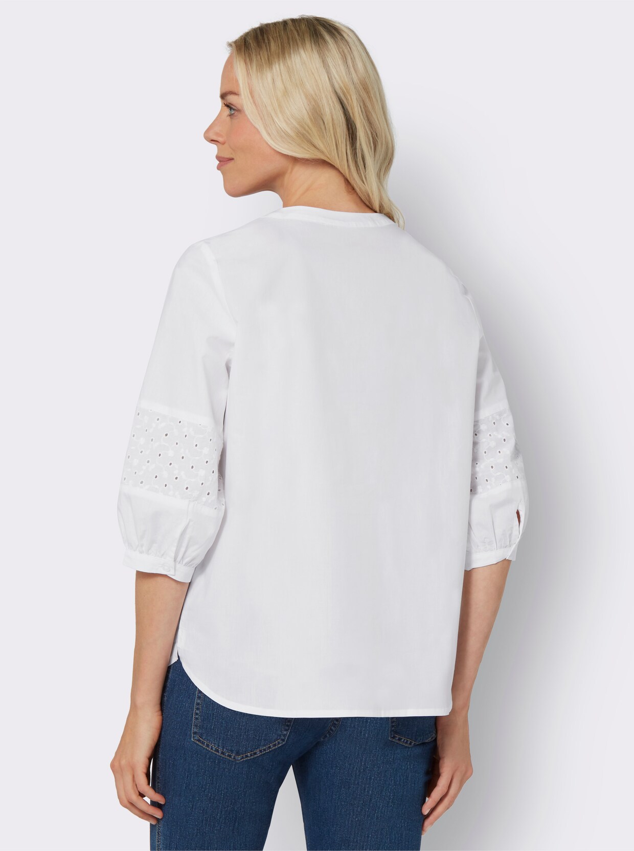 Katoenen blouse - wit
