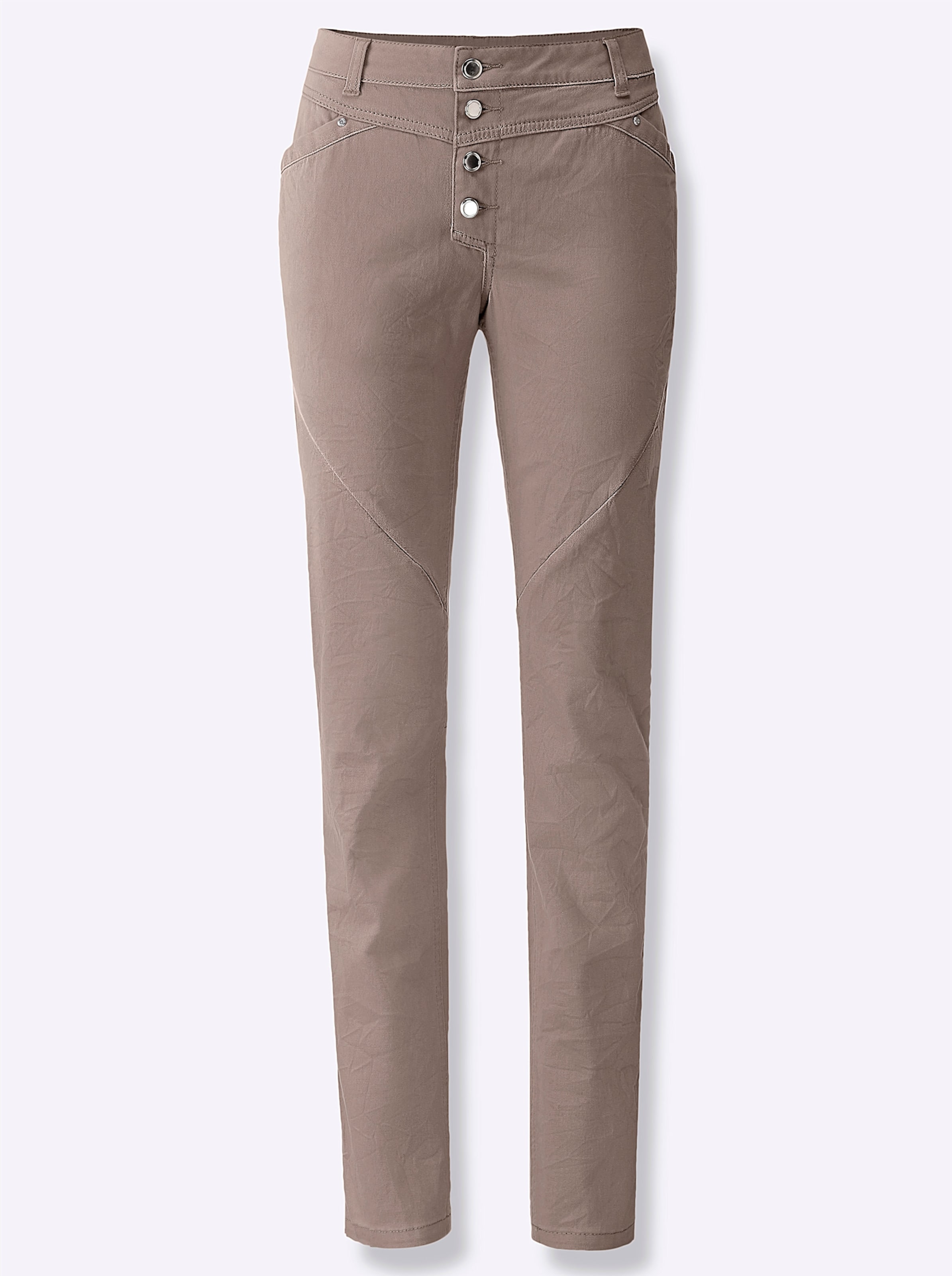 Sheego Damen Taupe Jeans - Bild 3
