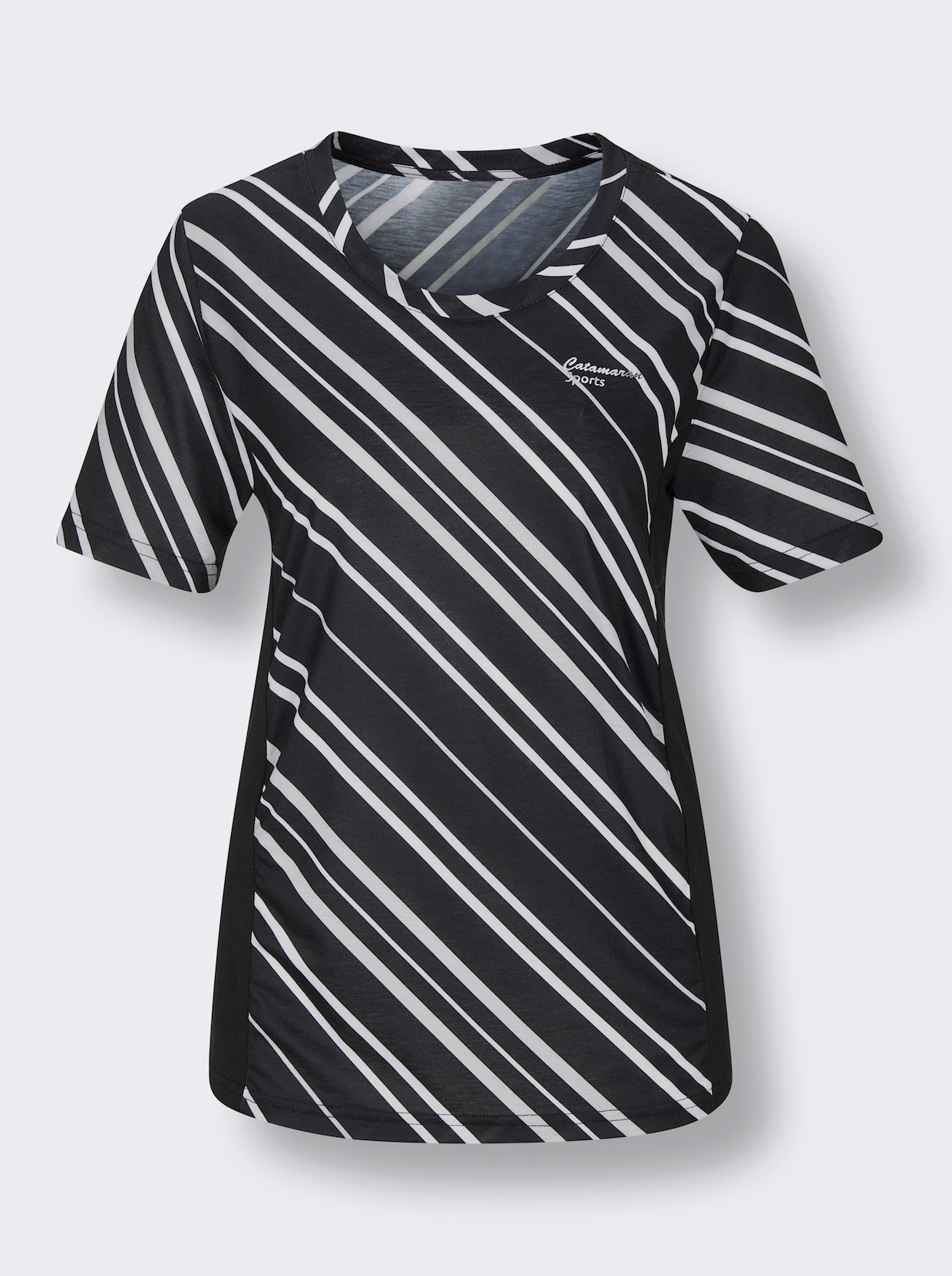 Catamaran Sports Funktionsshirt - schwarz-gemustert