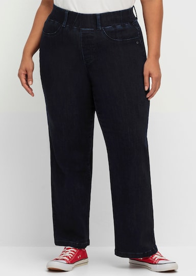 sheego Schlupfjeans - dark blue denim