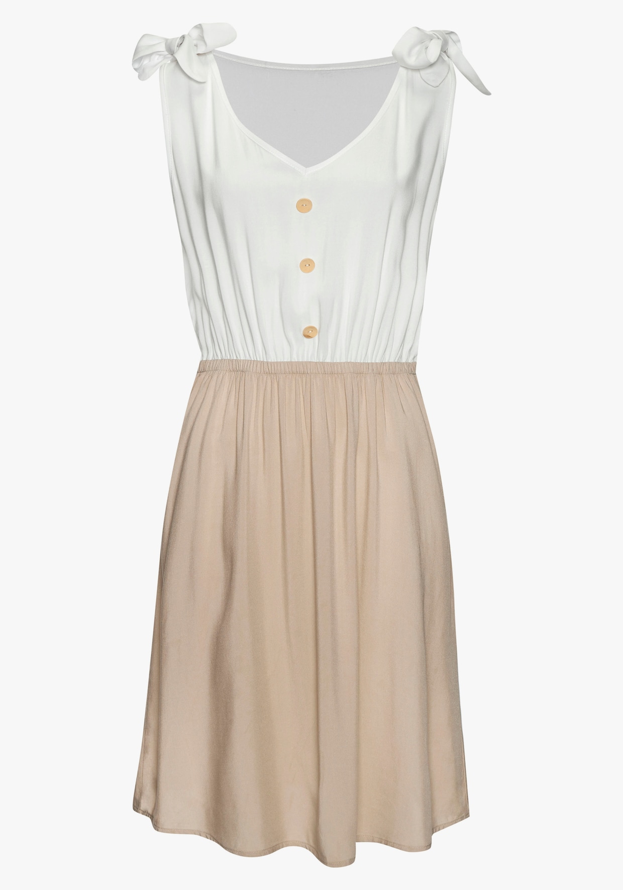 LASCANA Sommerkleid - creme-sand