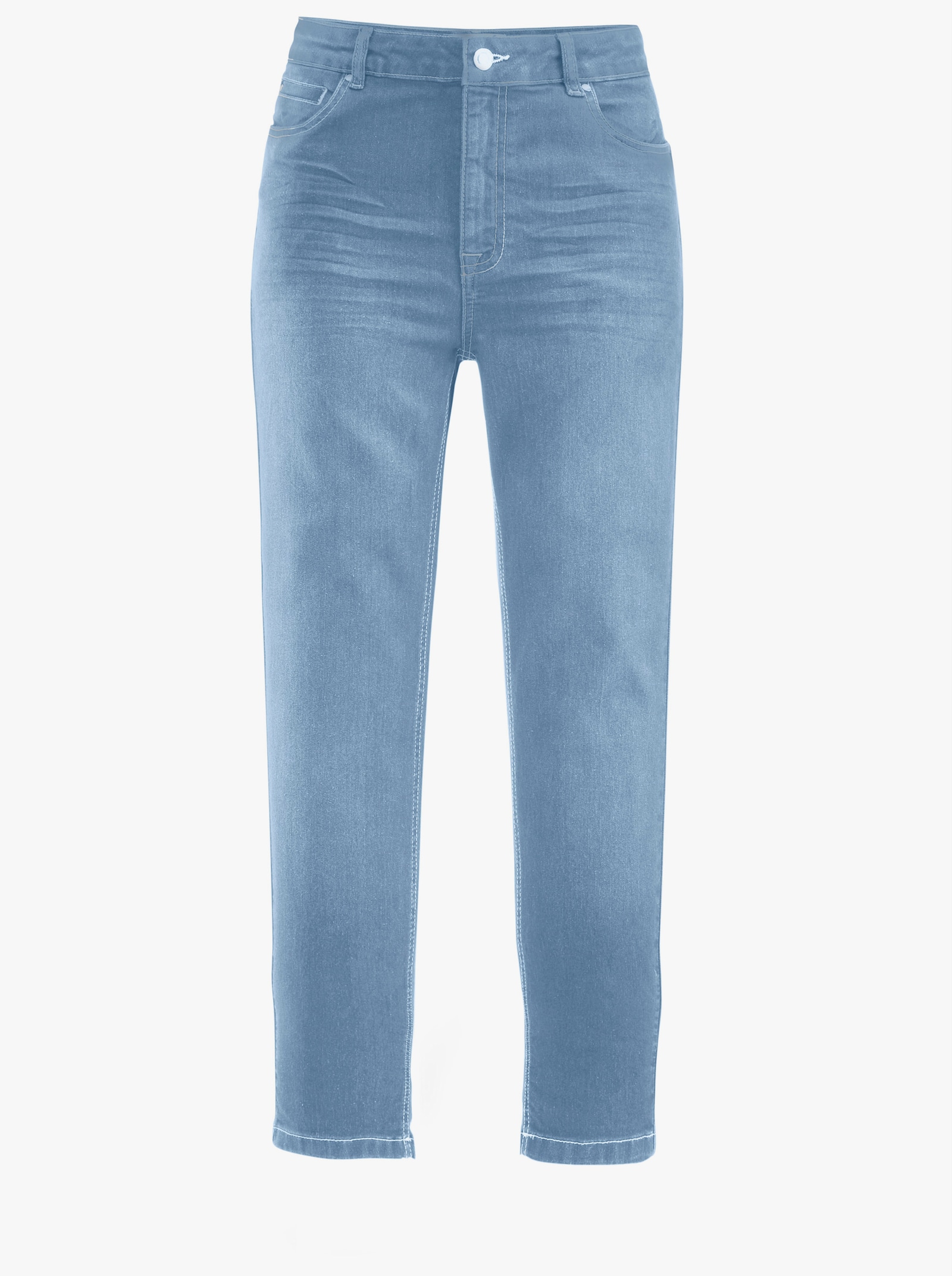 7/8-Jeans mit Stretch-Anteil - blue-bleached