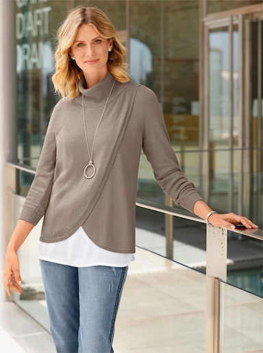 Pullover - taupe