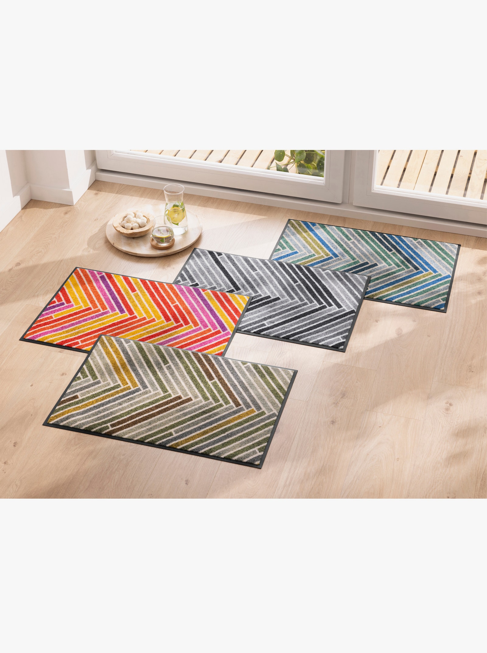 wash+dry by Kleen-Tex Fussmatte - grau