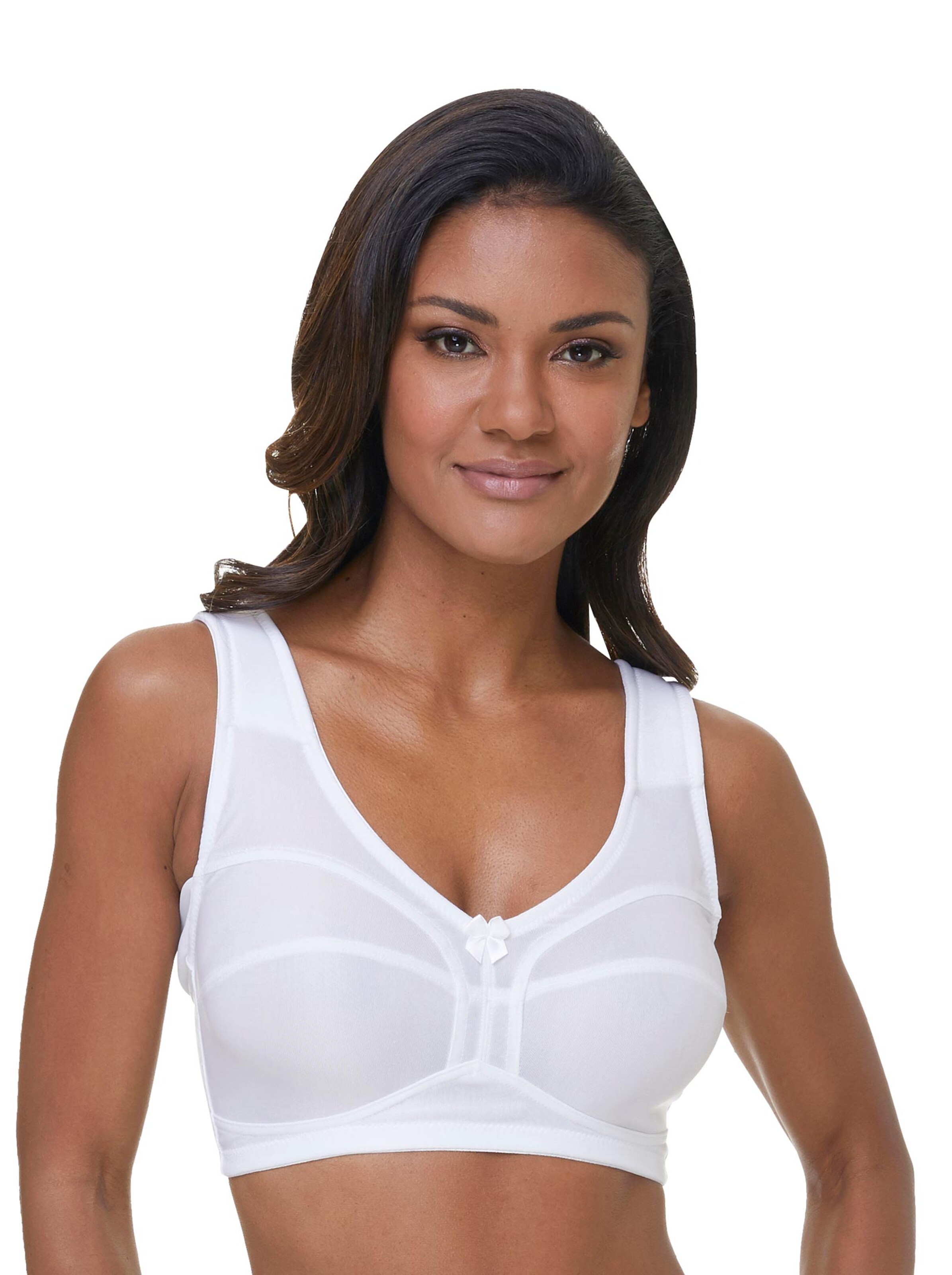 wäschepur Entlastungs-BH ohne Bügel - weiß