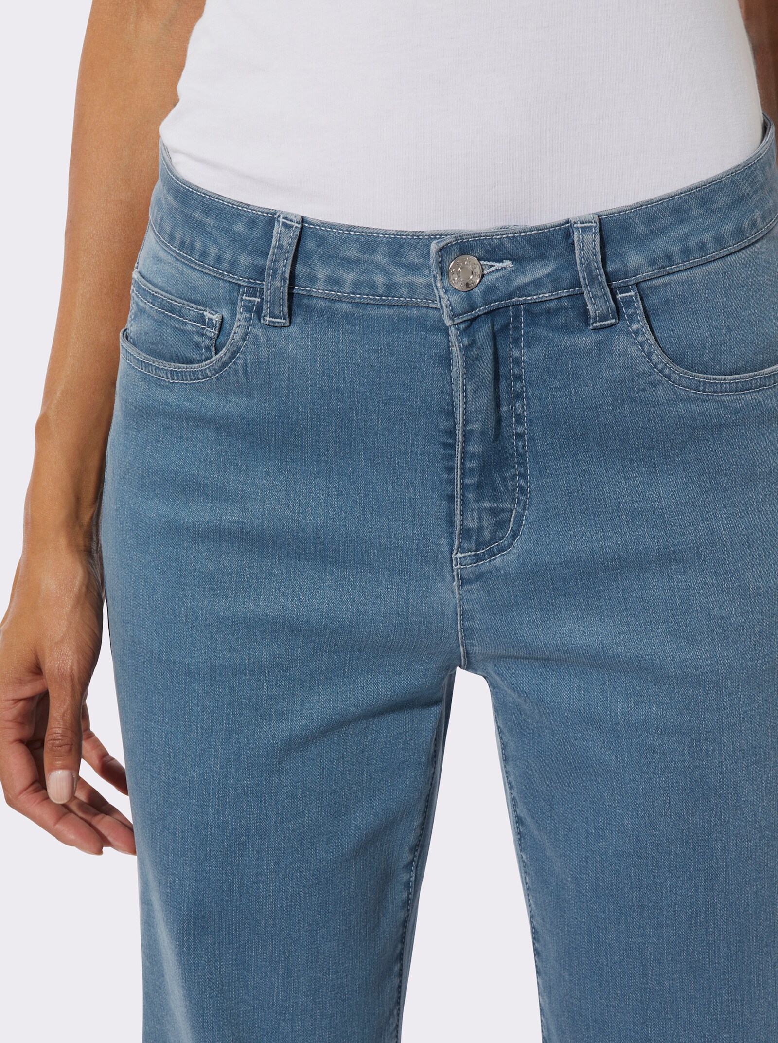 5-Pocket-Jeans - blue-bleached