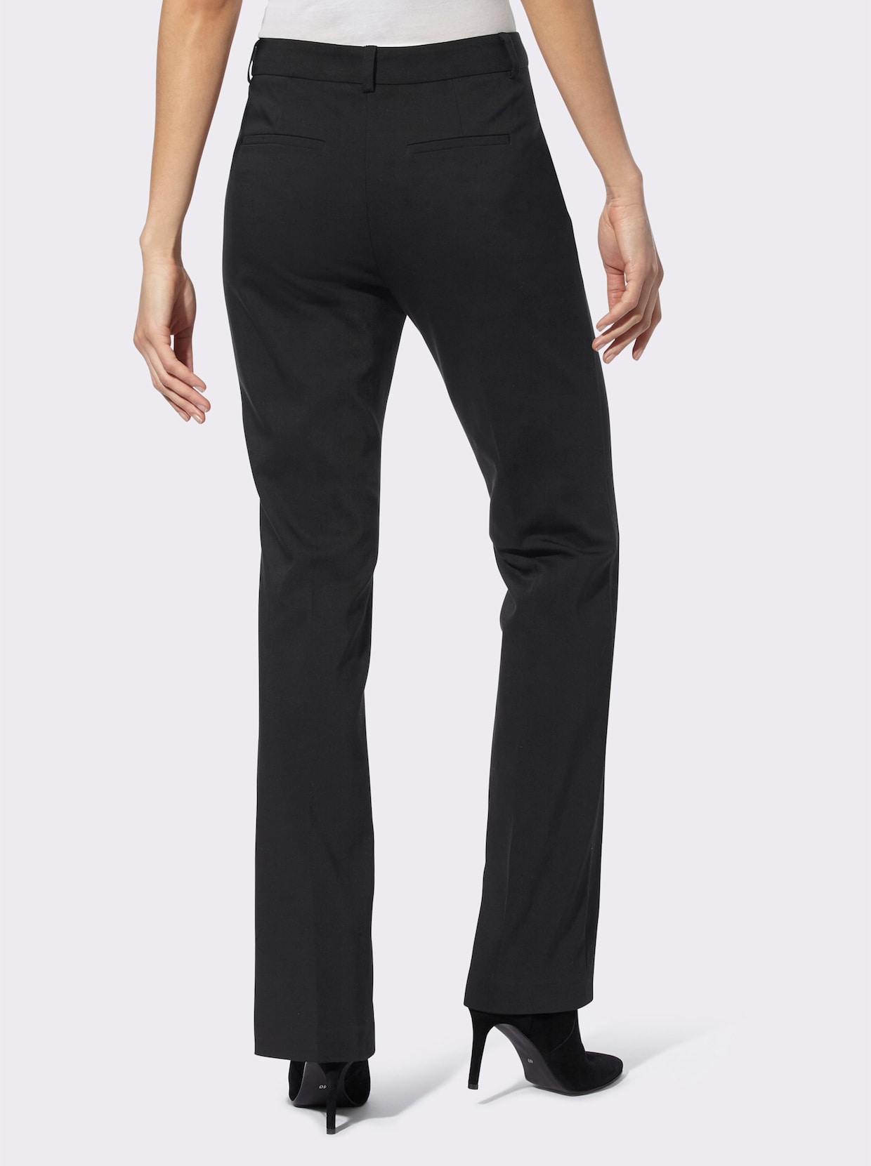 heine Pantalon bootcut - noir