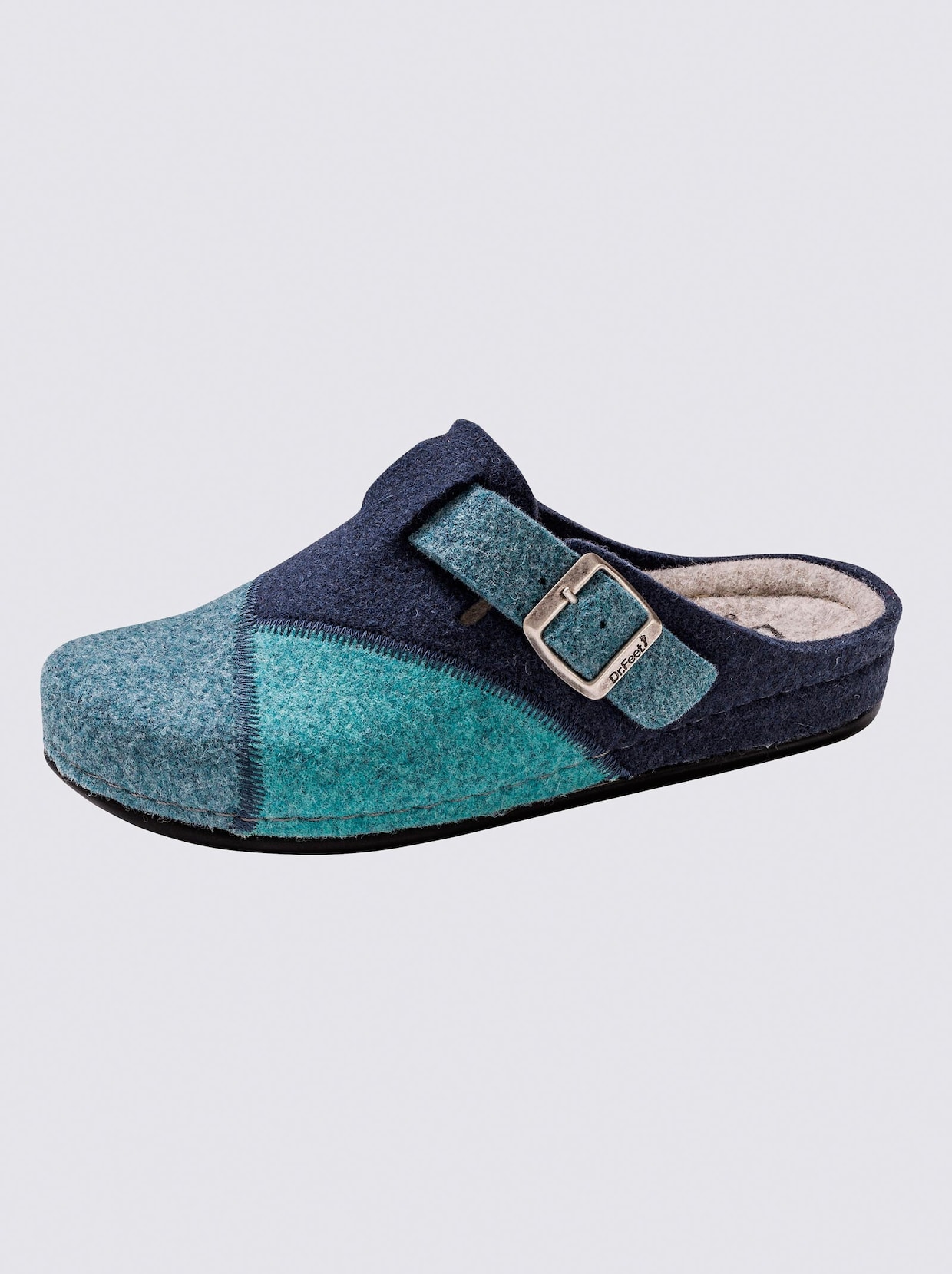 Dr. Feet Hausschuhe - blau