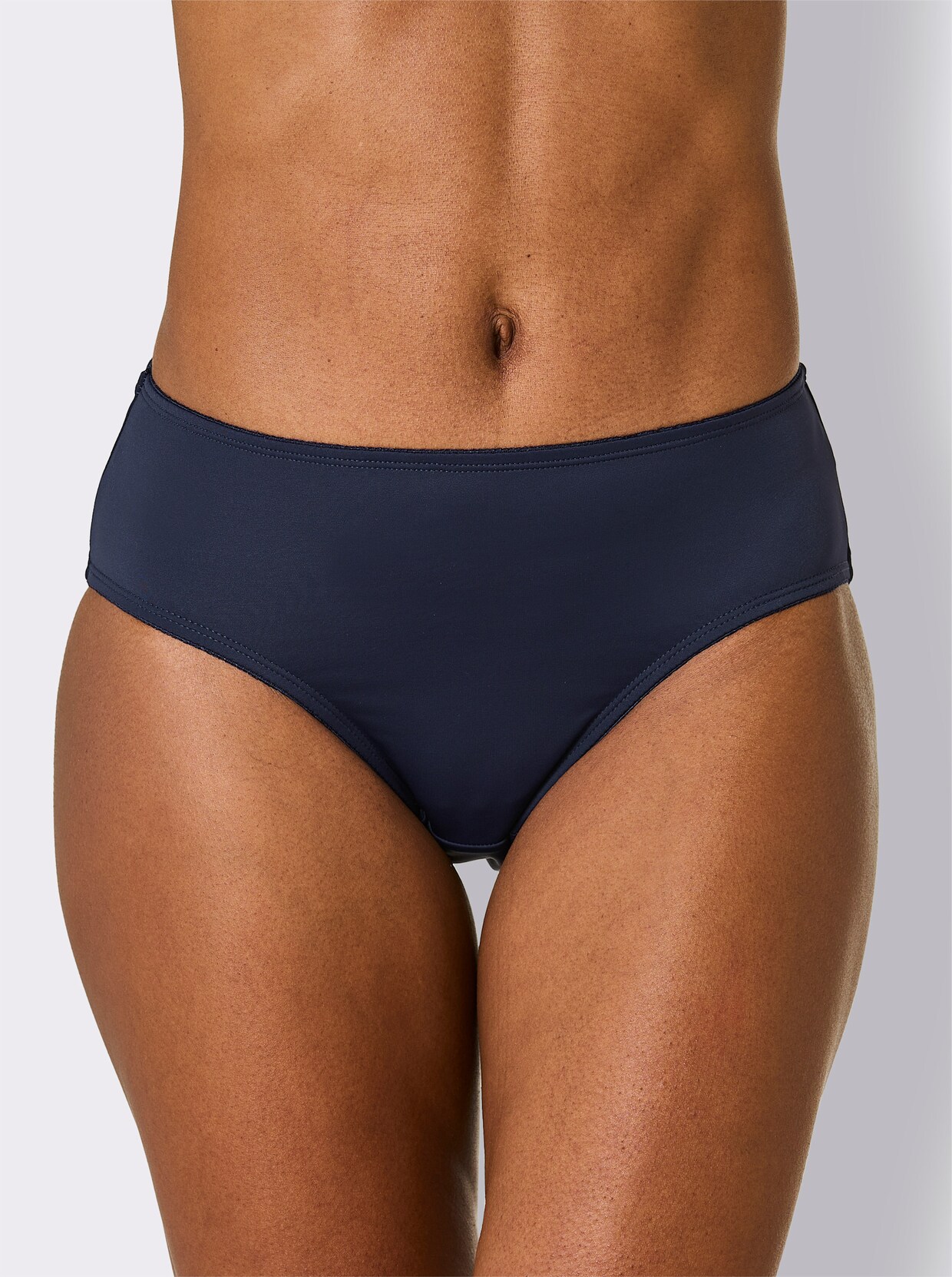 Jazzpants - weiß-marine-bedruckt + marine