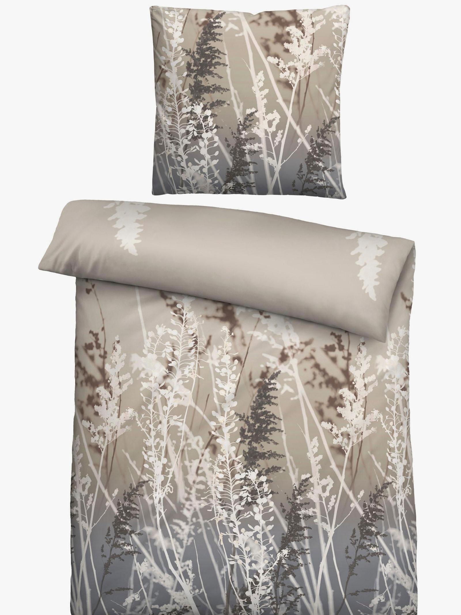 Biberna Bettwäsche - taupe