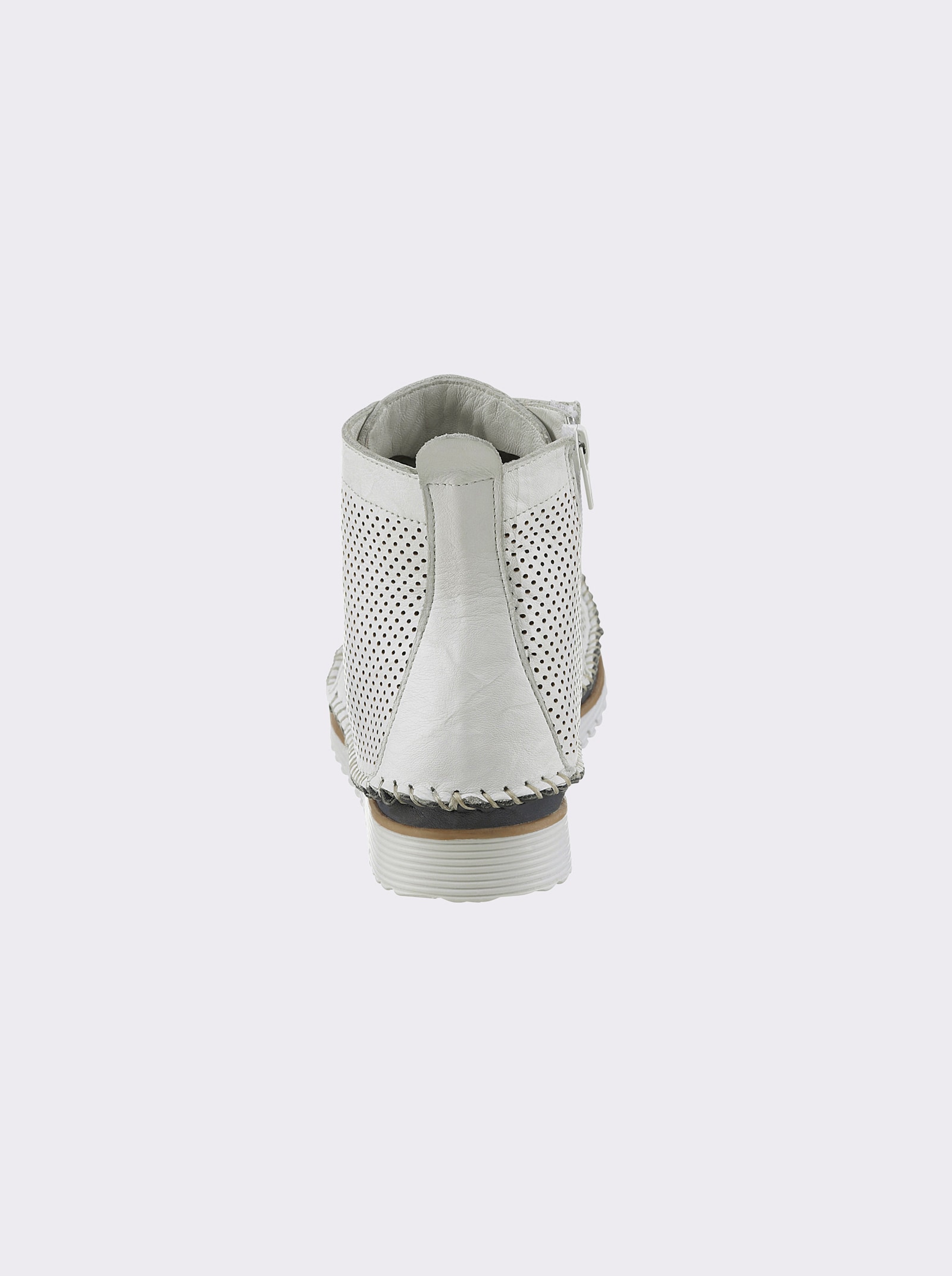 Andrea Conti Schnürstiefelette - weiß-rot