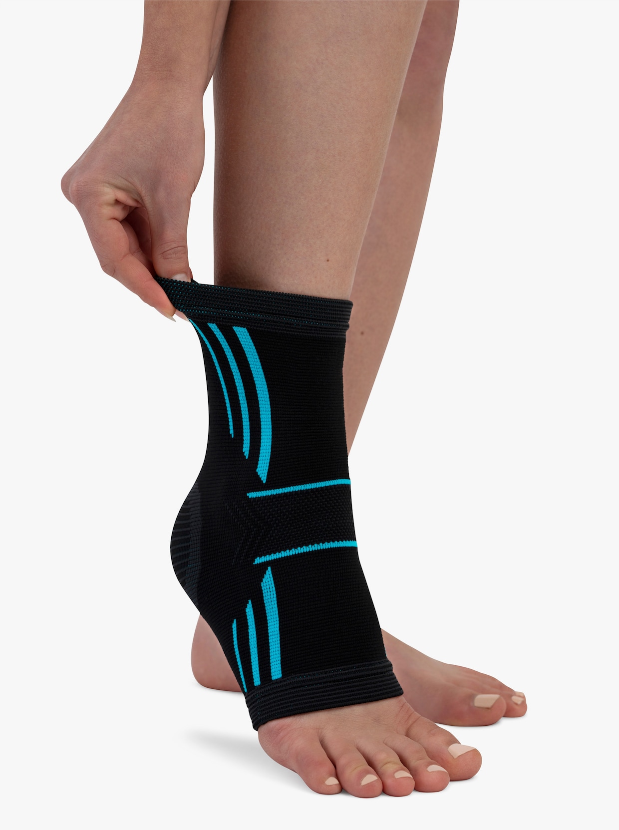 Elastische Knöchelbandage - schwarz