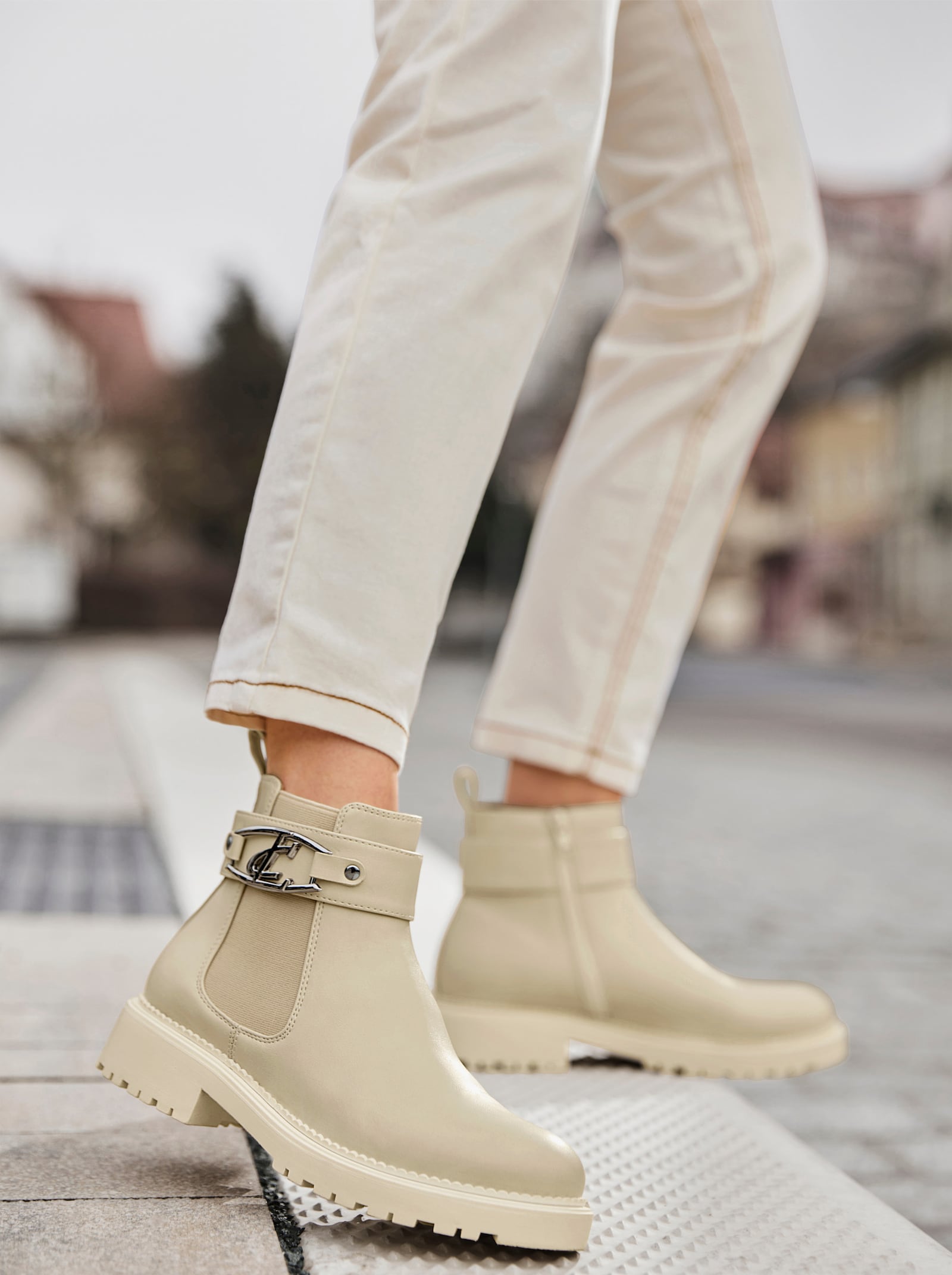heine Stiefelette - beige