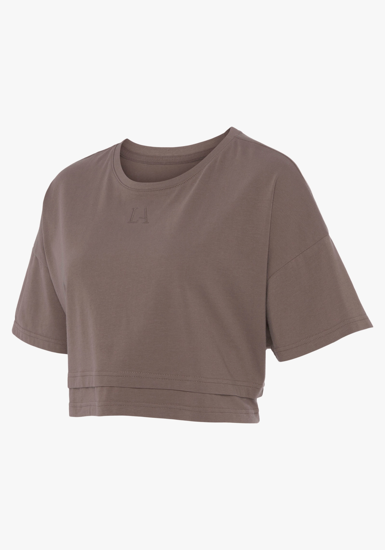 LASCANA Kurzarmshirt - brown