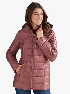 Steppjacke - terrakotta