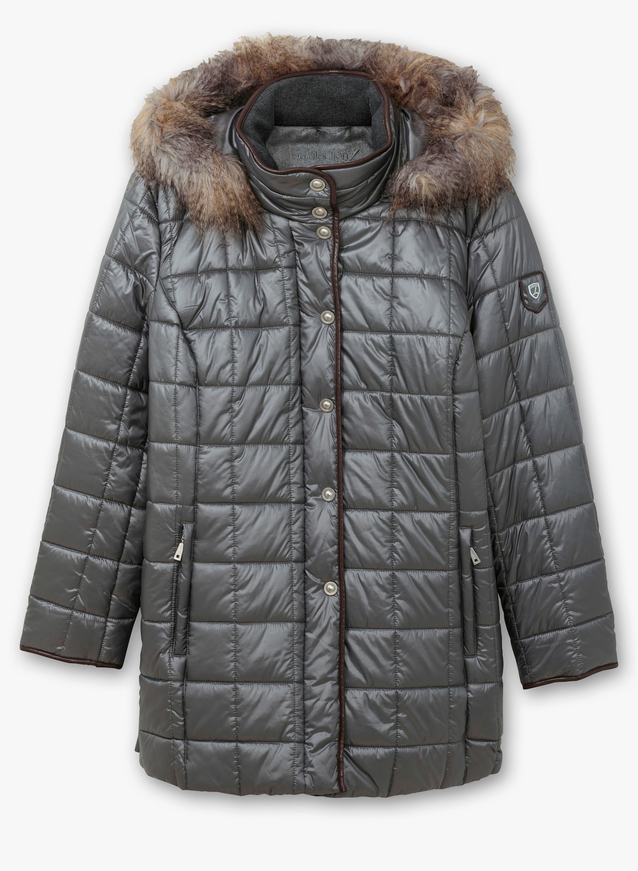 Steppjacke - grau