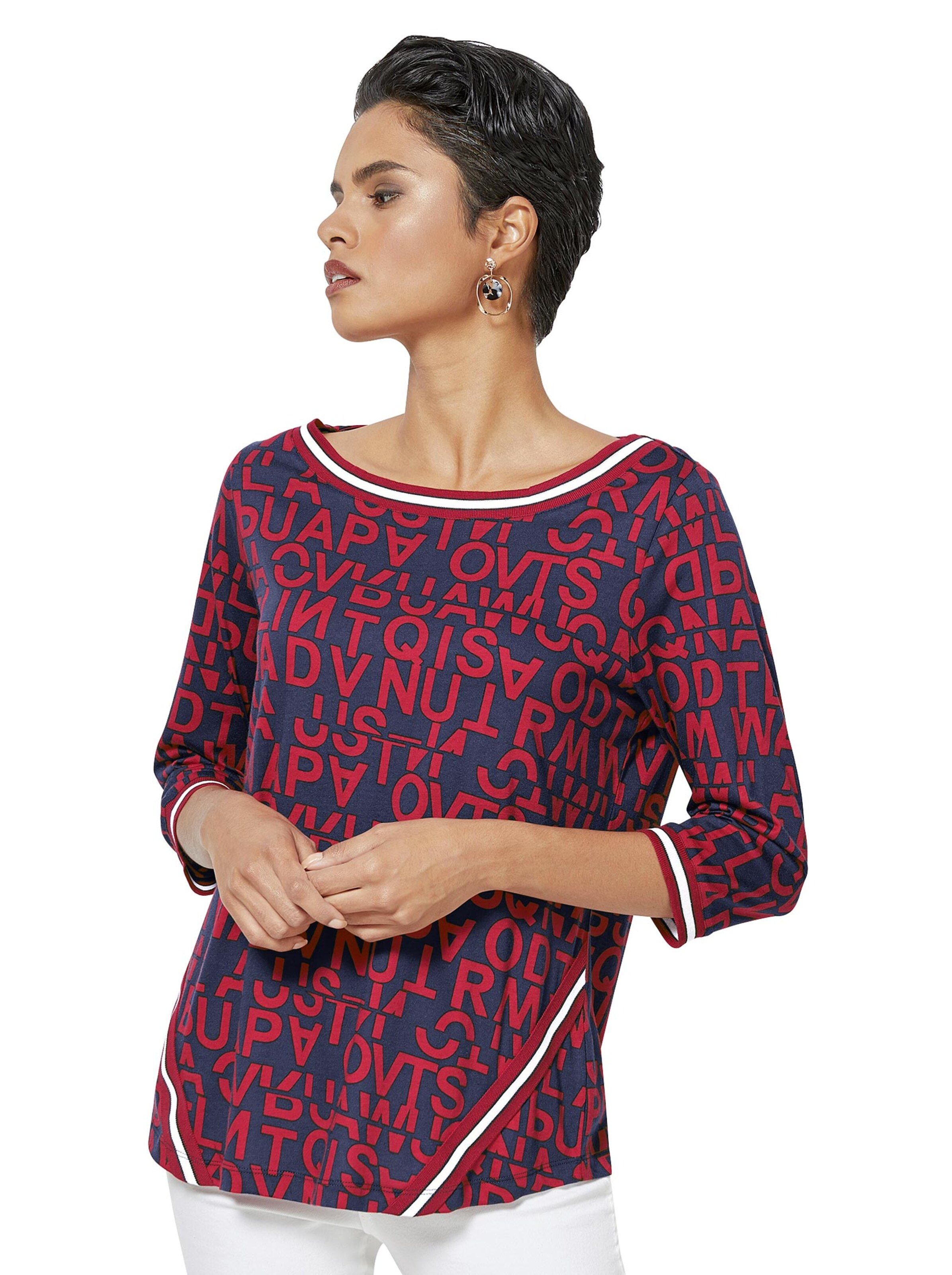 Shirt - blau-bedruckt